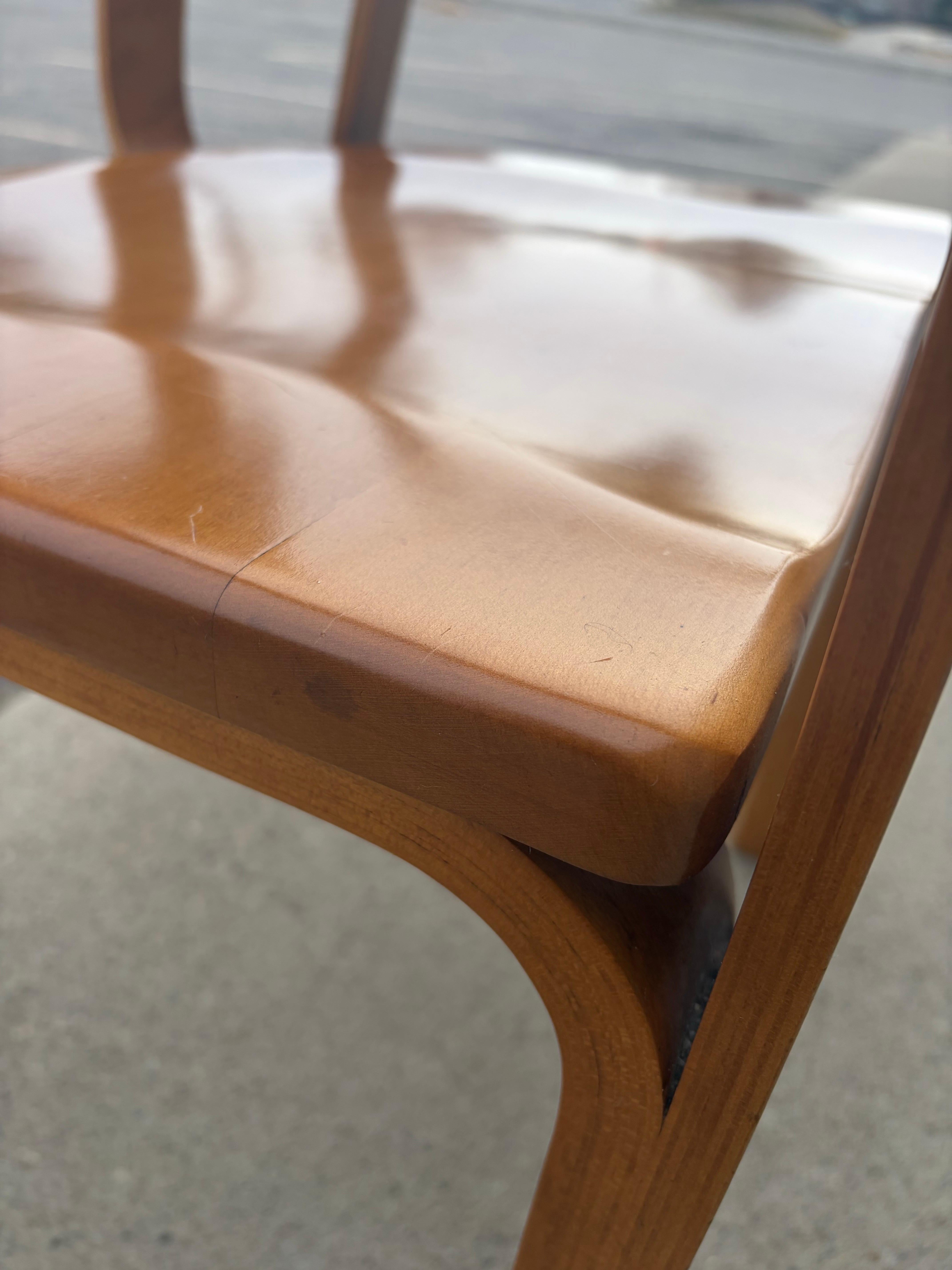 1960 Chaise d'appoint en bois de Thonet en vente 2