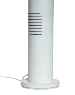 1960 Toni Zuccheri VeArt Italian Design A Space Age Vetro di Murano Bianco Lampada da terra