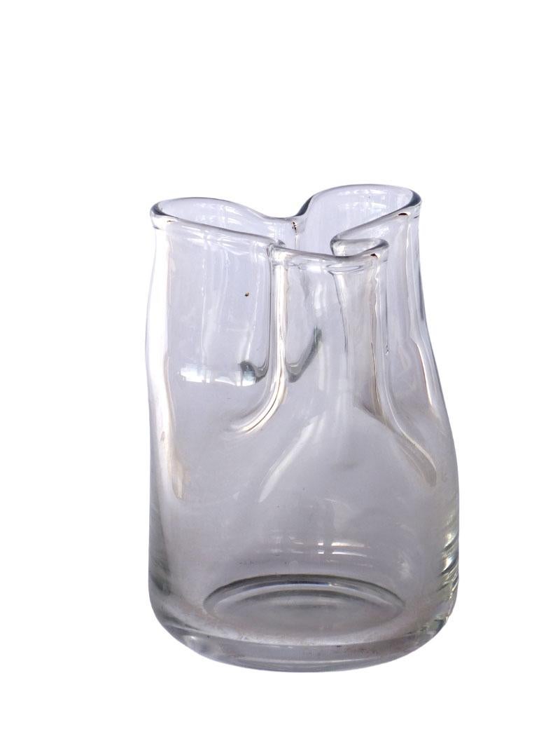 Enzo Mari
Caraffa 'Trinidad', 1969
Danese, Milano. 

Vetro soffiato trasparente. 
Danese Mark sotto la base

Condizioni perfette