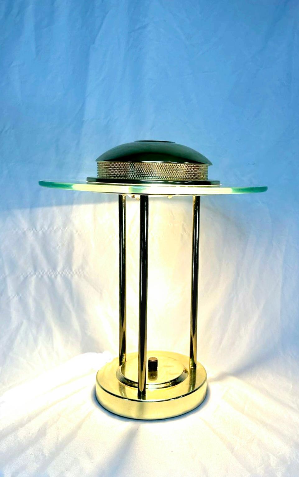 American 1960 UFO/ Saturn Desk Lamp by Robert Sonneman For Sale