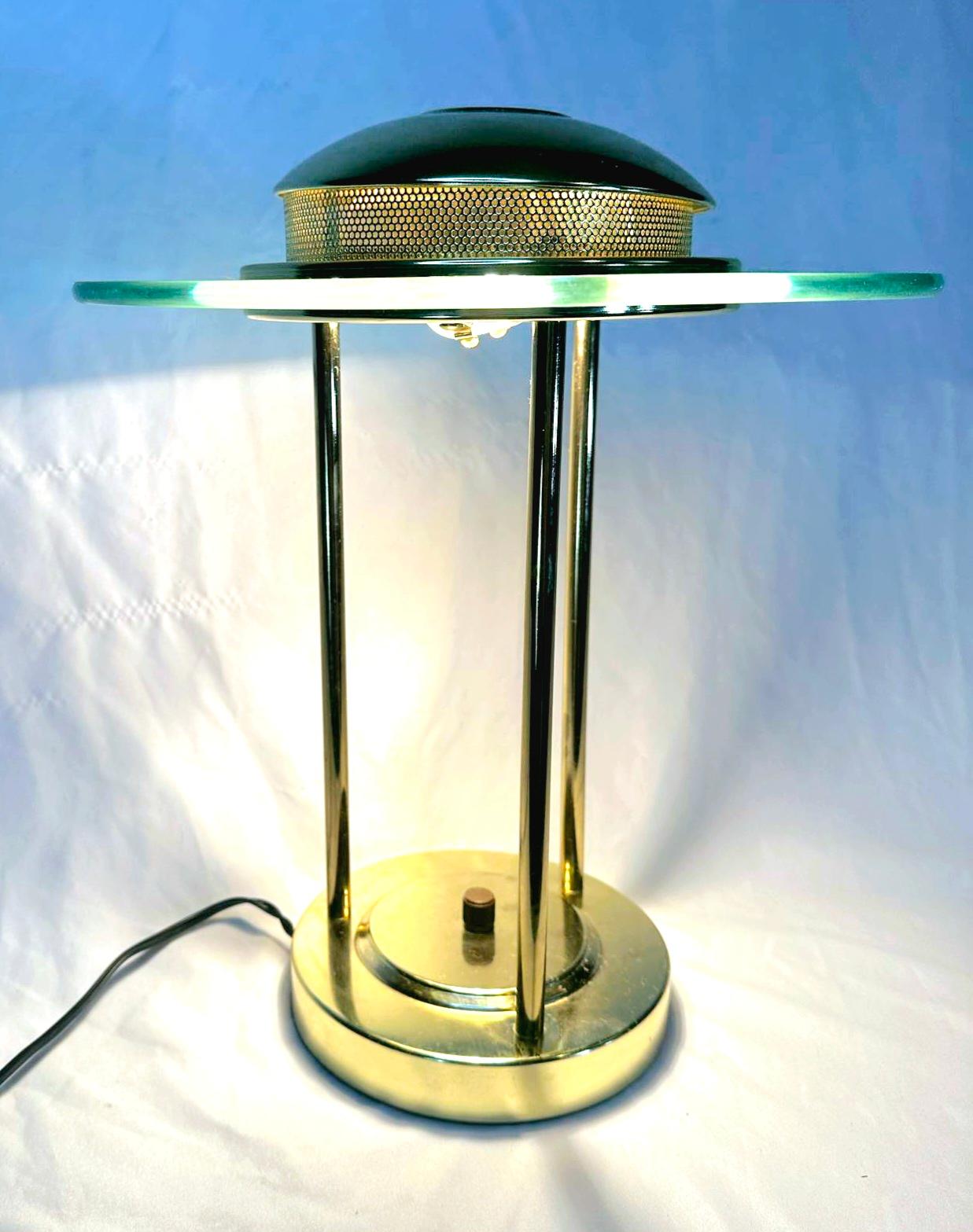 1960 UFO/ Saturn Desk Lamp by Robert Sonneman For Sale 1