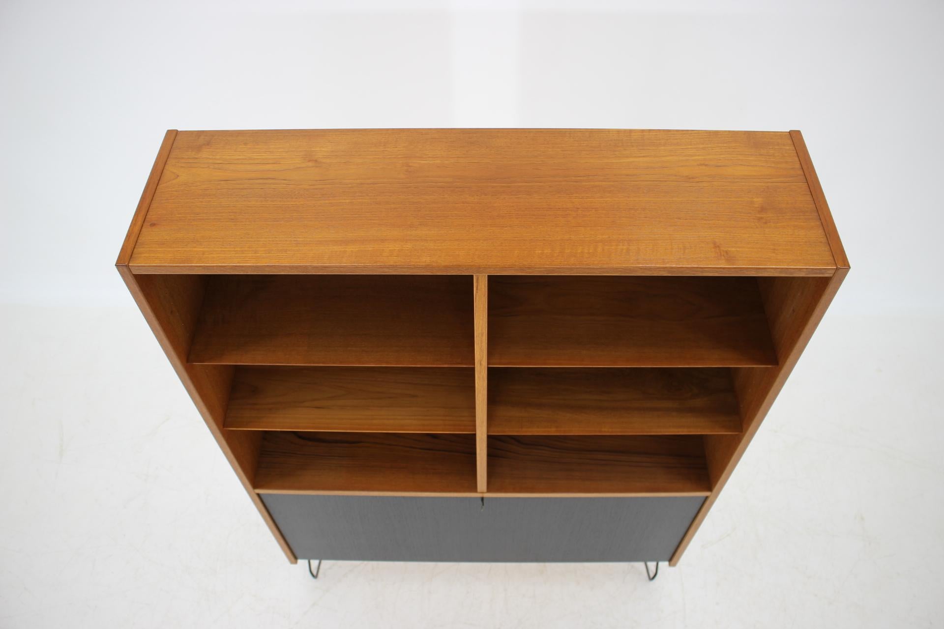 Mid-Century Modern 1960 Upcycled Danish Teak Bookcase by Poul Hundevad