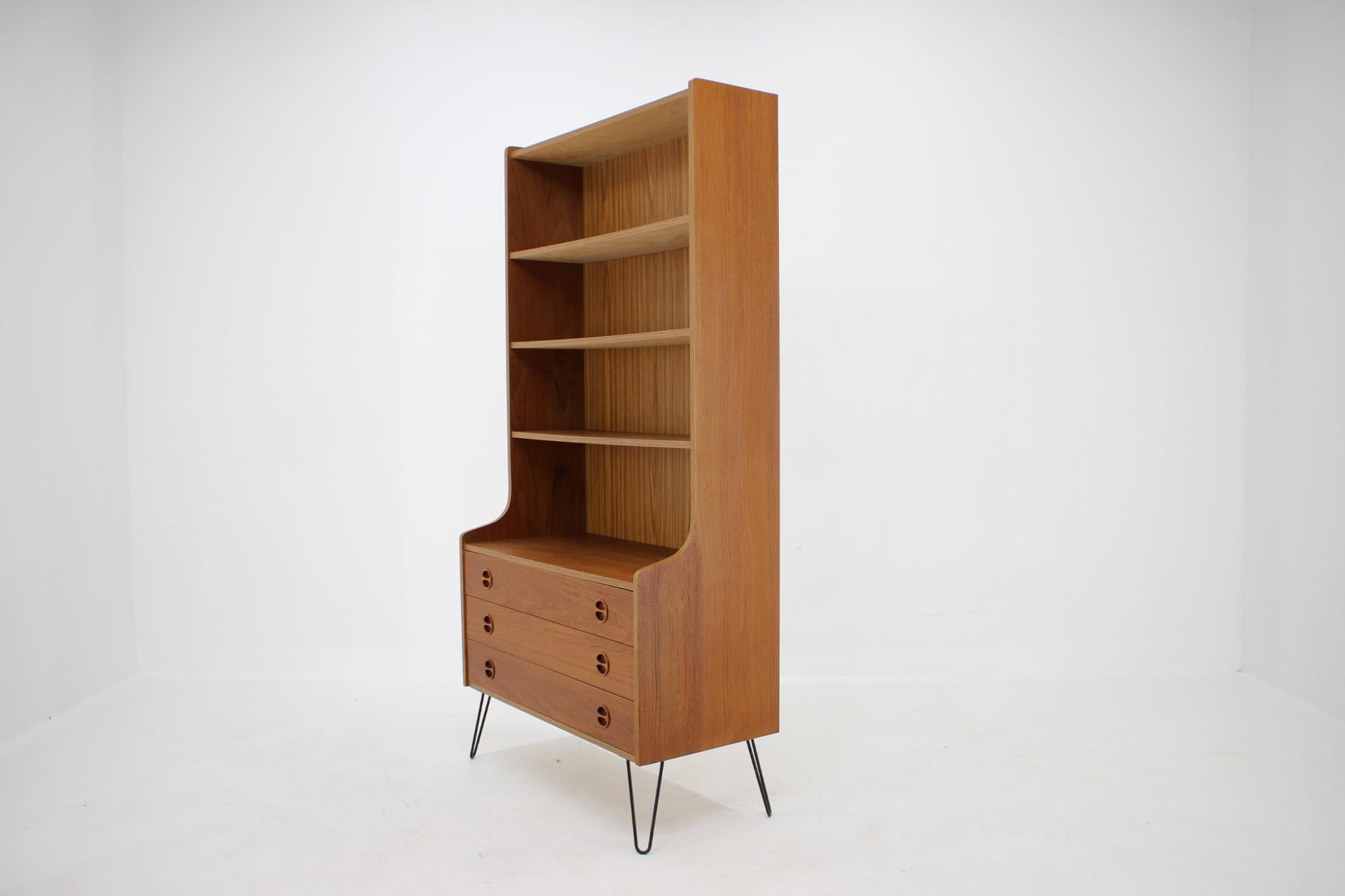 1960 Upcycled Danish Teak Bookcase/Chest of Drawers 2