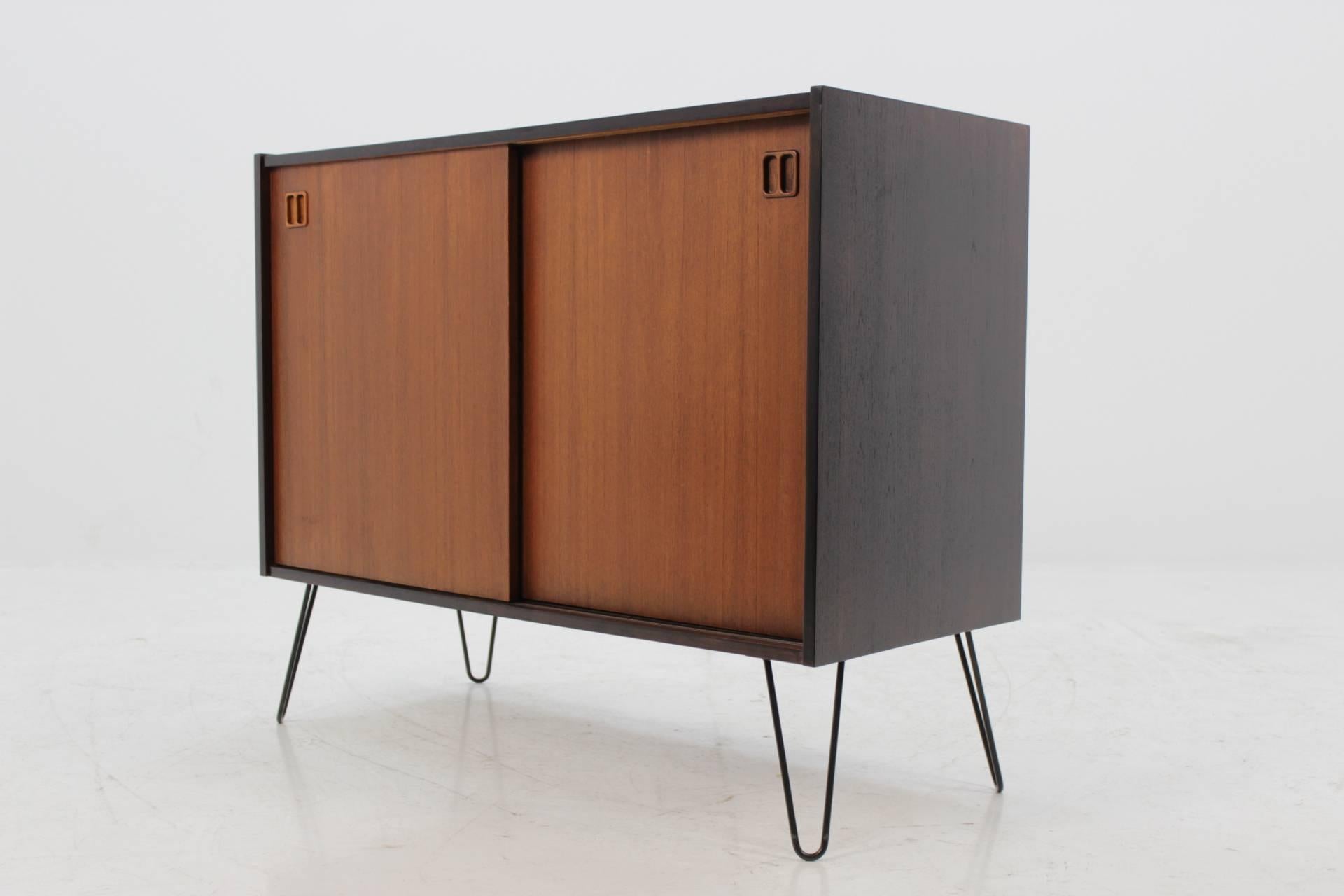 Mid-Century Modern 1960 Upcycled Danish Teak Cabinet