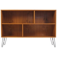 Vintage 1960 Upcycled Midcentury Danish Teak Bookcase