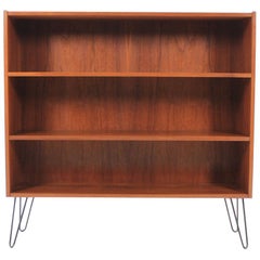 Vintage 1960 Upcycled Midcentury Danish Teak Bookcase