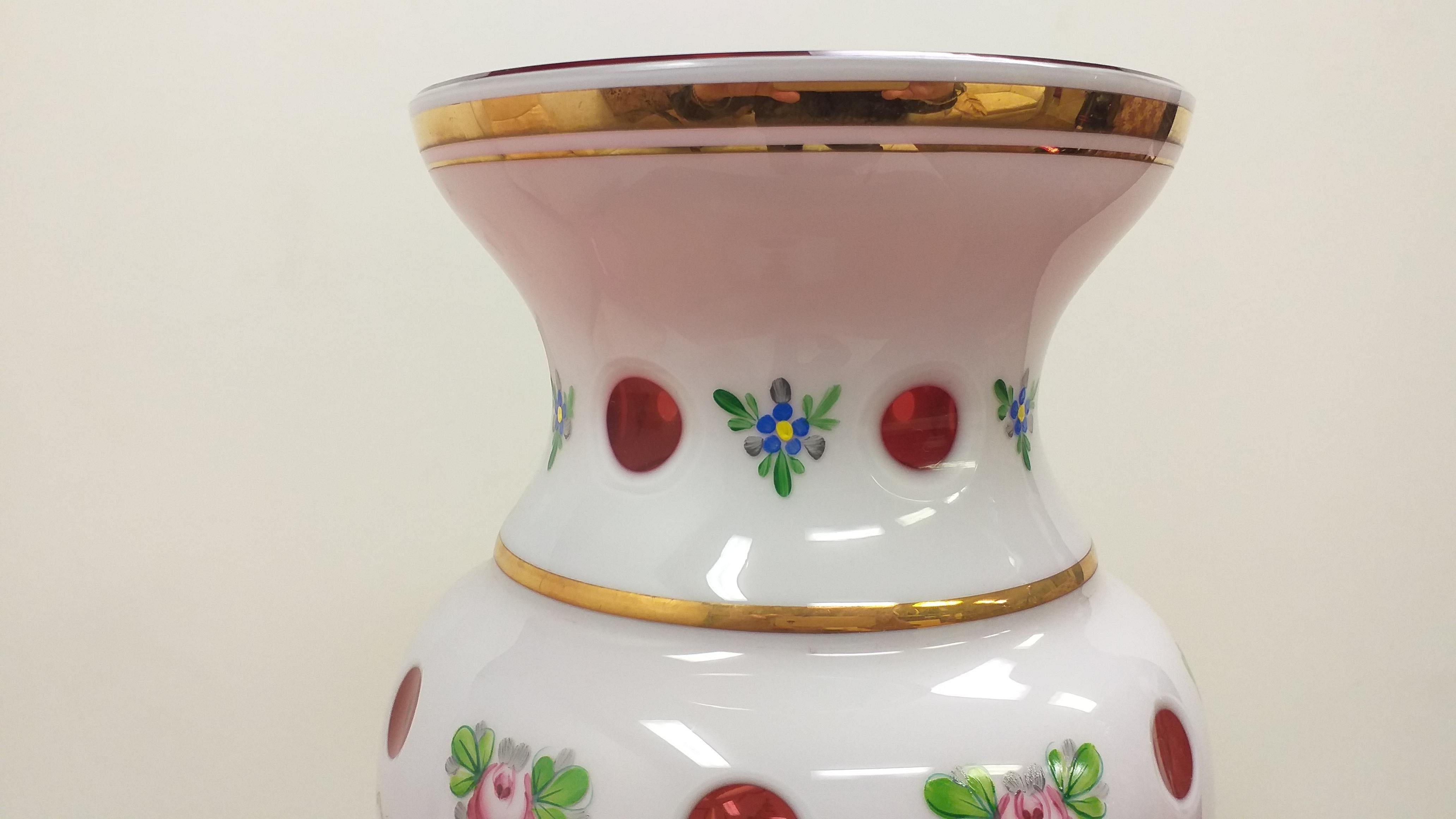 1960 Vase and candlestick, Czechoslovakia In Good Condition For Sale In Praha, CZ