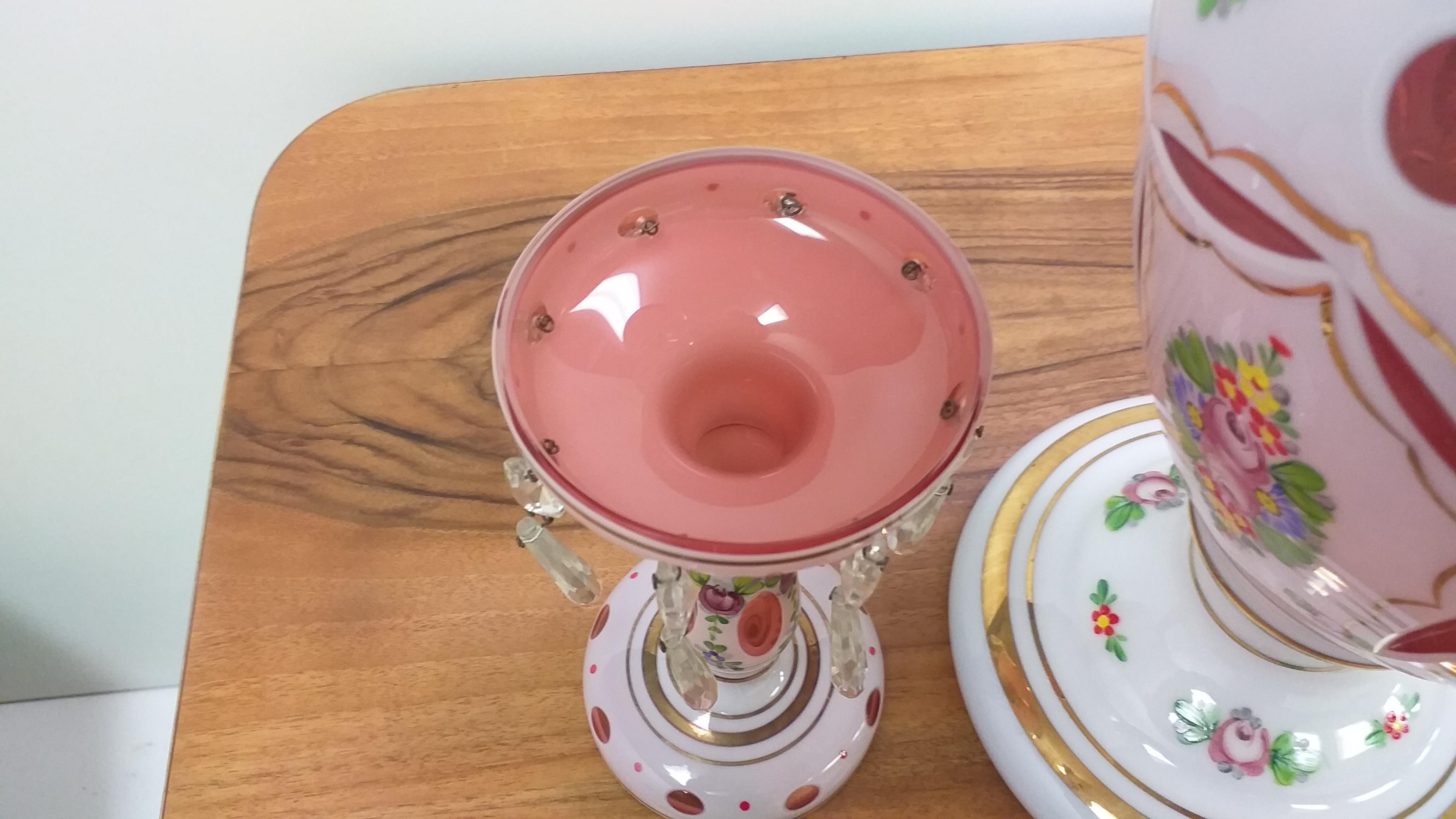 Milieu du XXe siècle Vase et chandelier de 1960, Tchécoslovaquie en vente
