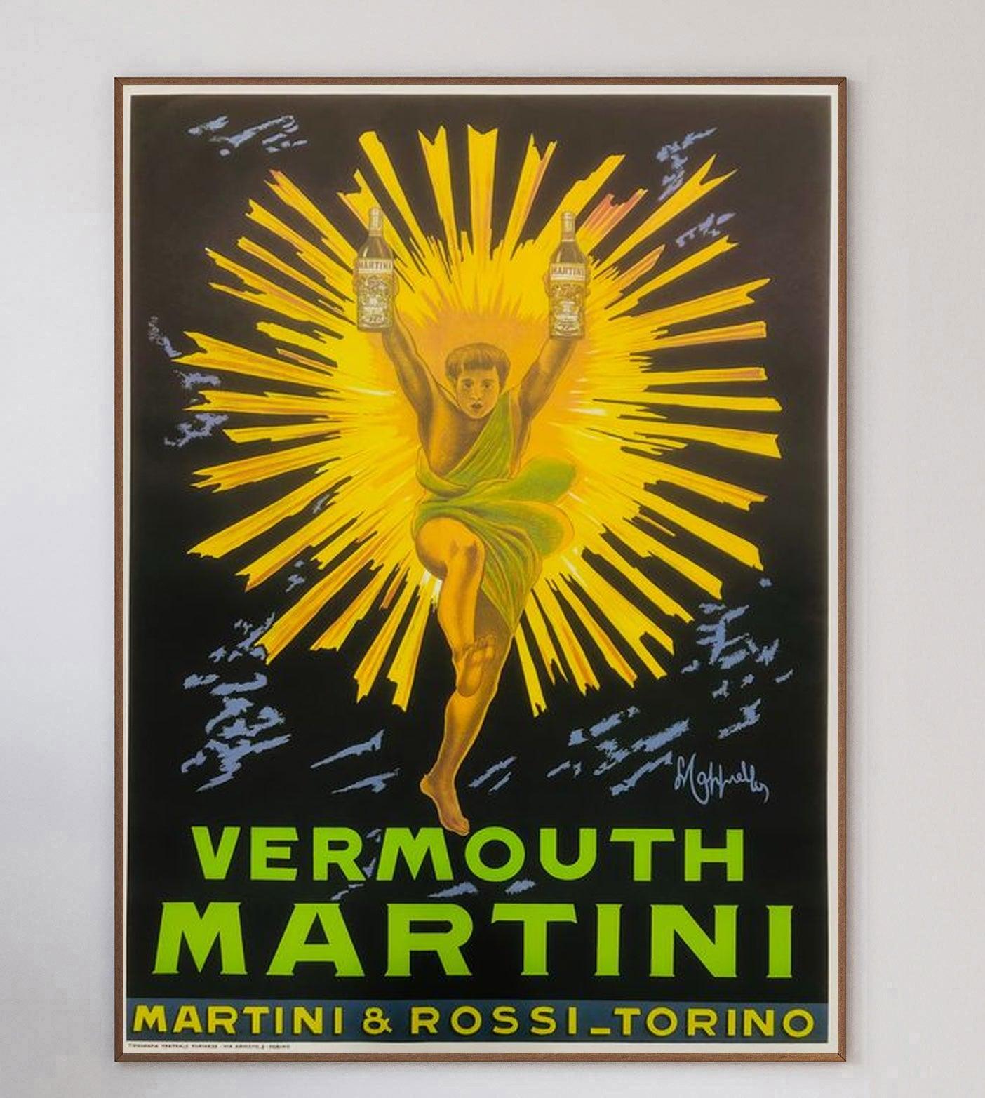 Beginning in the mid-19th Century in Italy, Martini & Rosso has become a multi-national beverage brand.

Illustrated by the iconic poster designer Leonetto Cappiello, best known for his collaborations with many European liqueur brands including