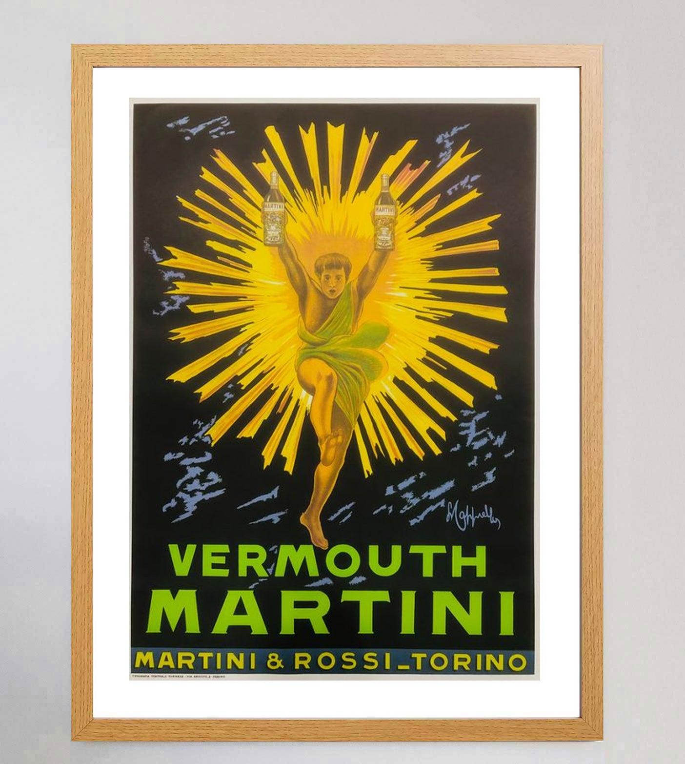 Italian 1960 Vermouth Martini Original Vintage Poster