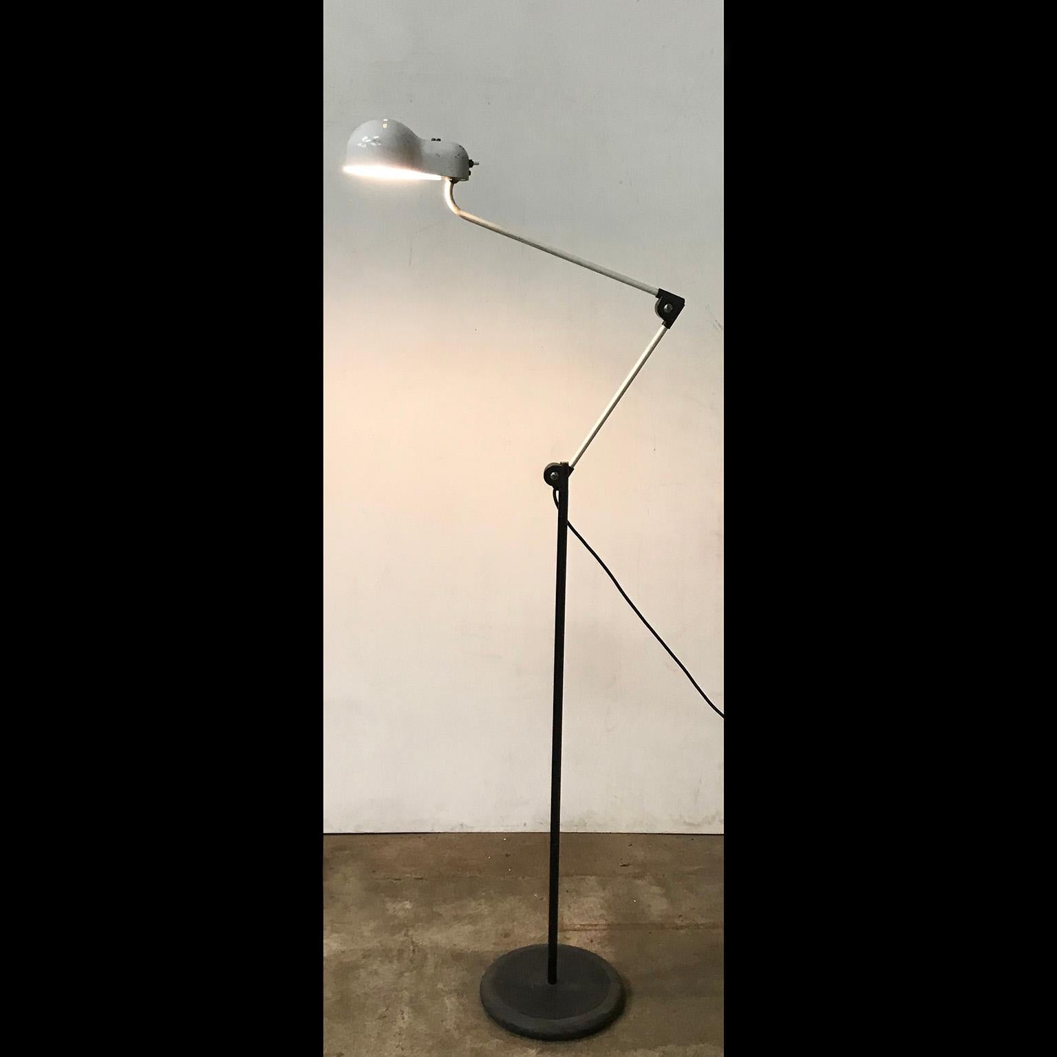 1960, Very Early Joe Colombo Topo Floor Lamp Designed for Stilnovo In Fair Condition For Sale In Amsterdam IJMuiden, NL