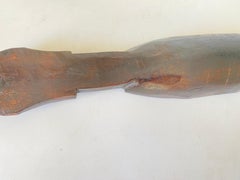 1960 Vide Poche Scultura in Wood , Testa di donna