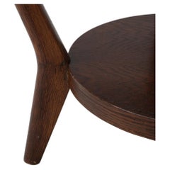 1960 Walnut Wood Art Deco Coffee Table By K. Kozelka & A. Kropacek