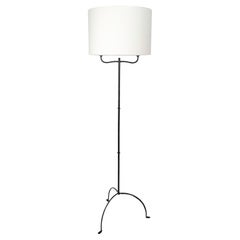 1960 Wrought-iron floor lamp by Ateliers Vallauris