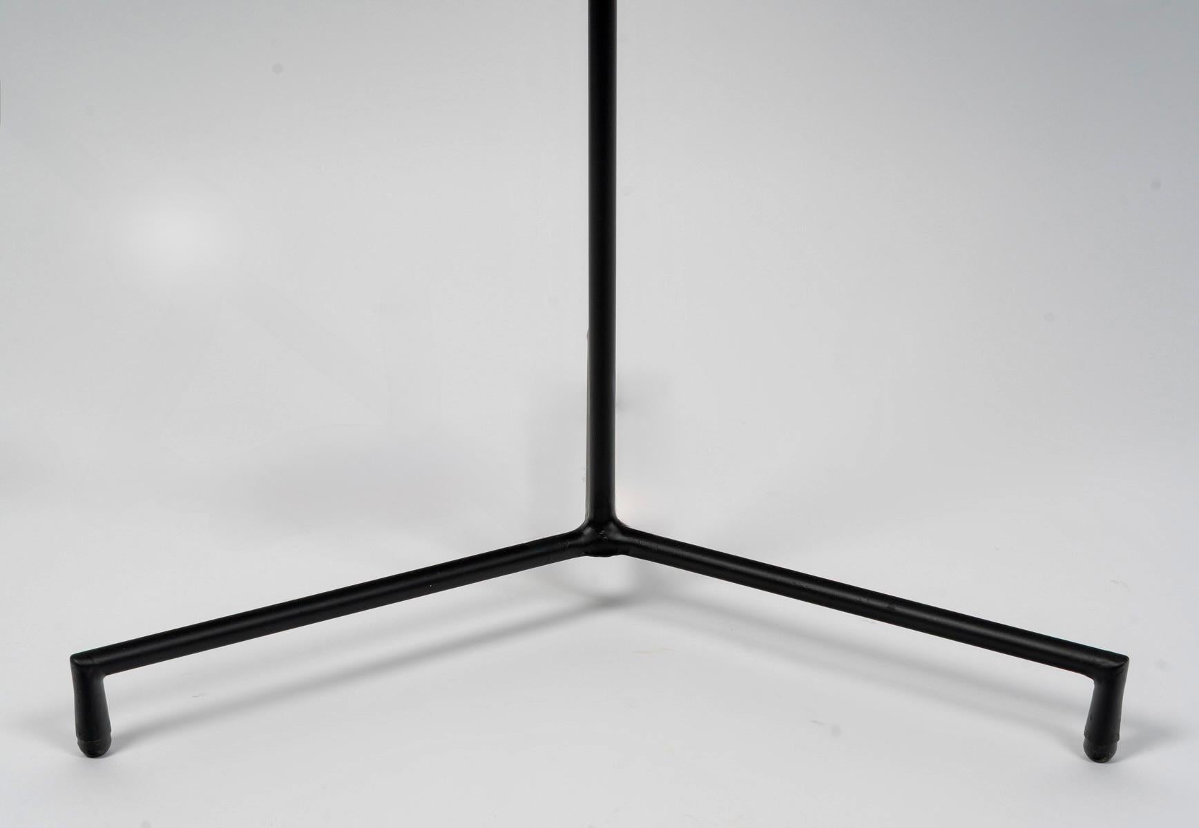 Metà XX secolo 1960 Wrought iron floor lamp by Mathieu Matégot in vendita