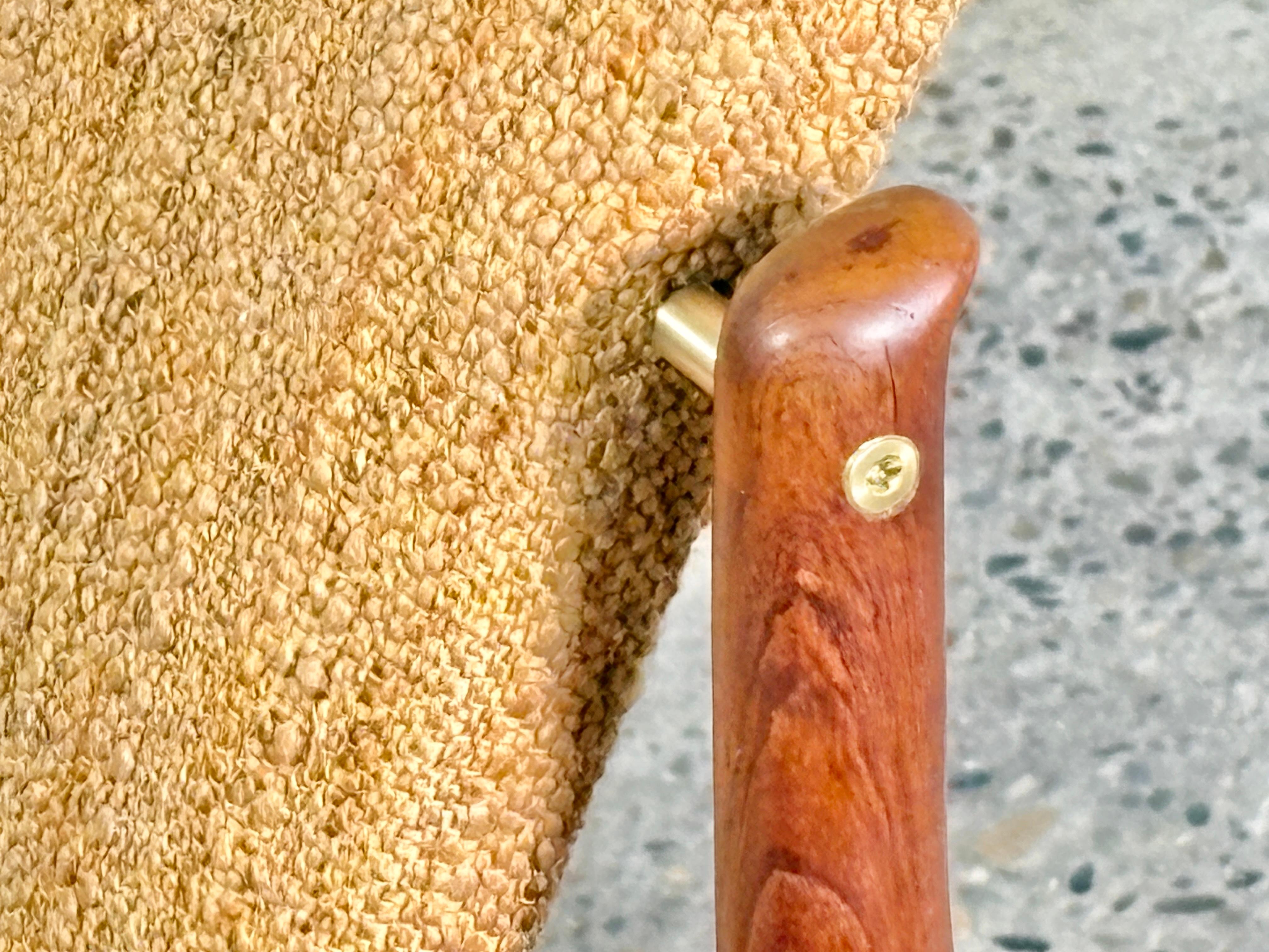 Chaise longue FD136 des années 1960, designée par Finn Juhl pour France & Søn en vente 8