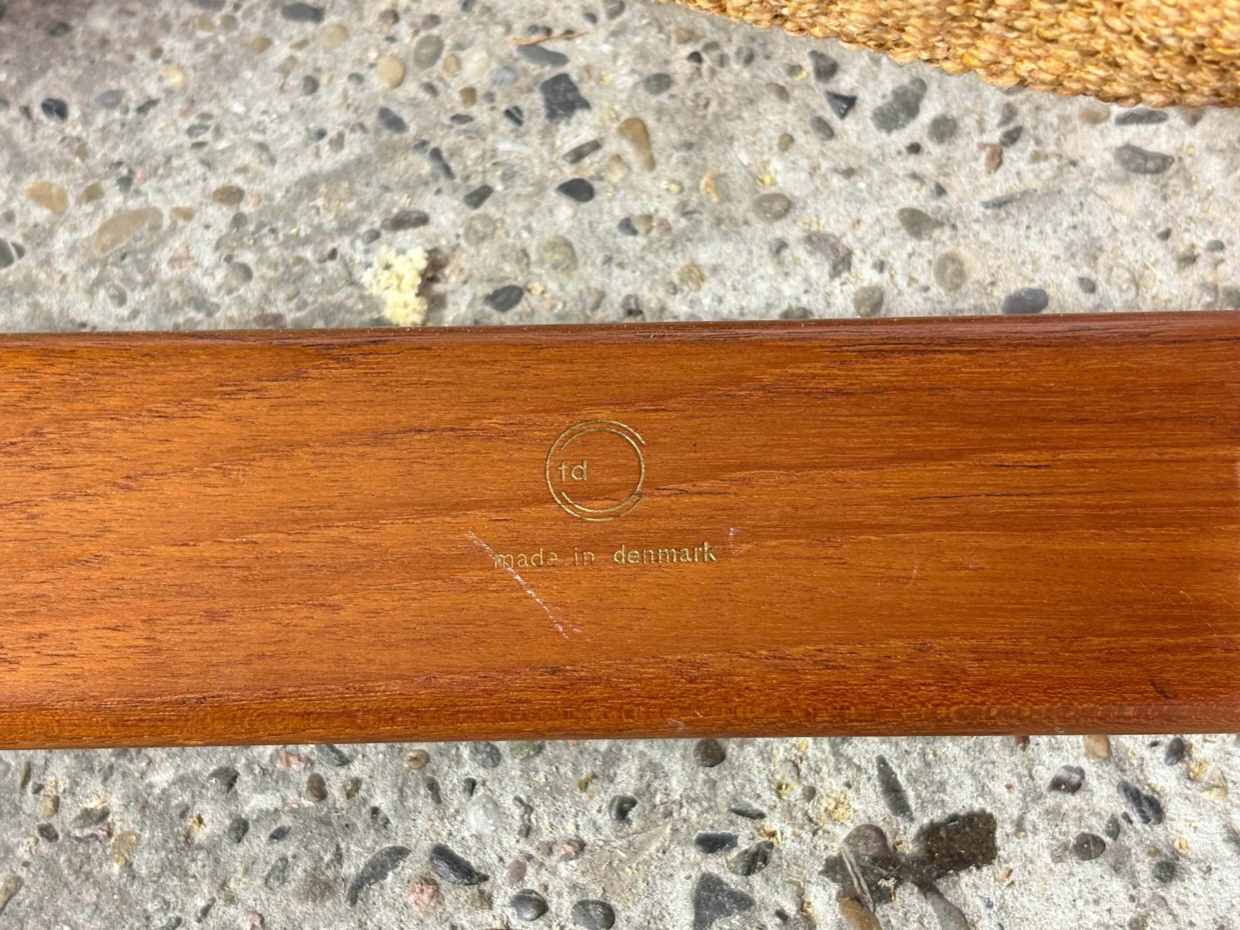Chaise longue FD136 des années 1960, designée par Finn Juhl pour France & Søn en vente 10