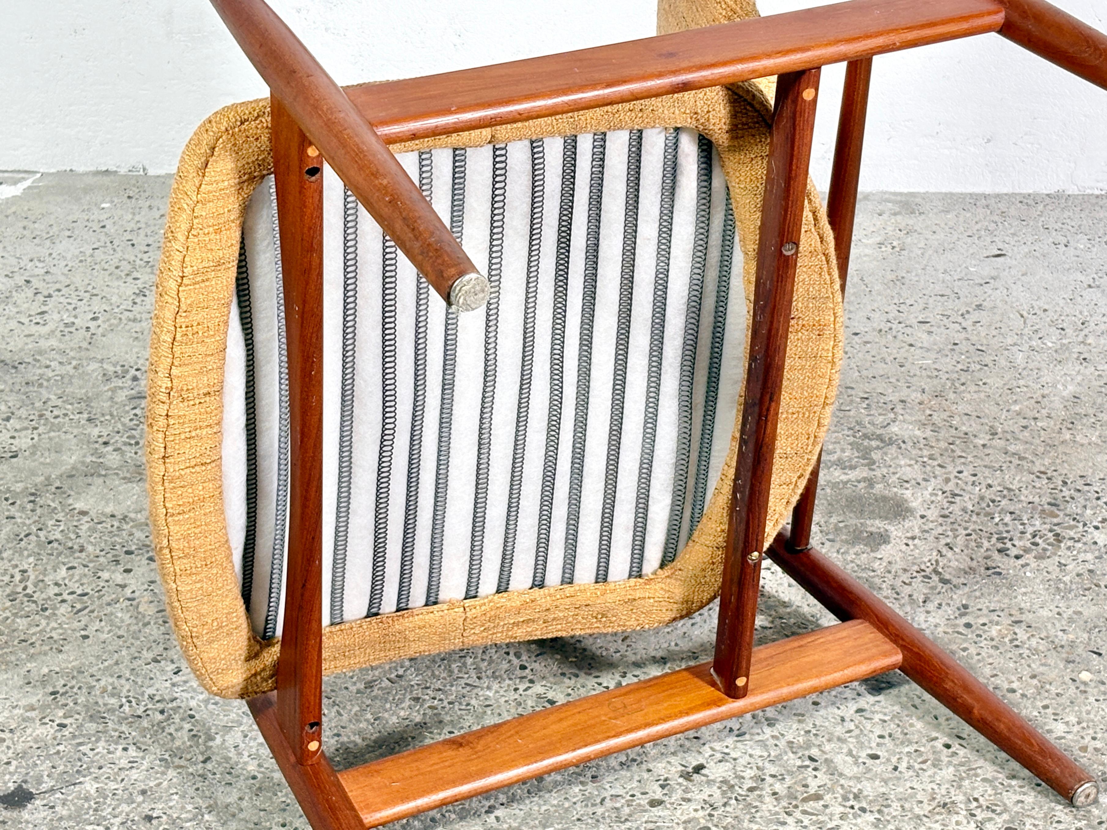 Chaise longue FD136 des années 1960, designée par Finn Juhl pour France & Søn en vente 11