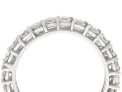 1960s 1.20 Carat Diamond and White Gold Full Eternity Ring