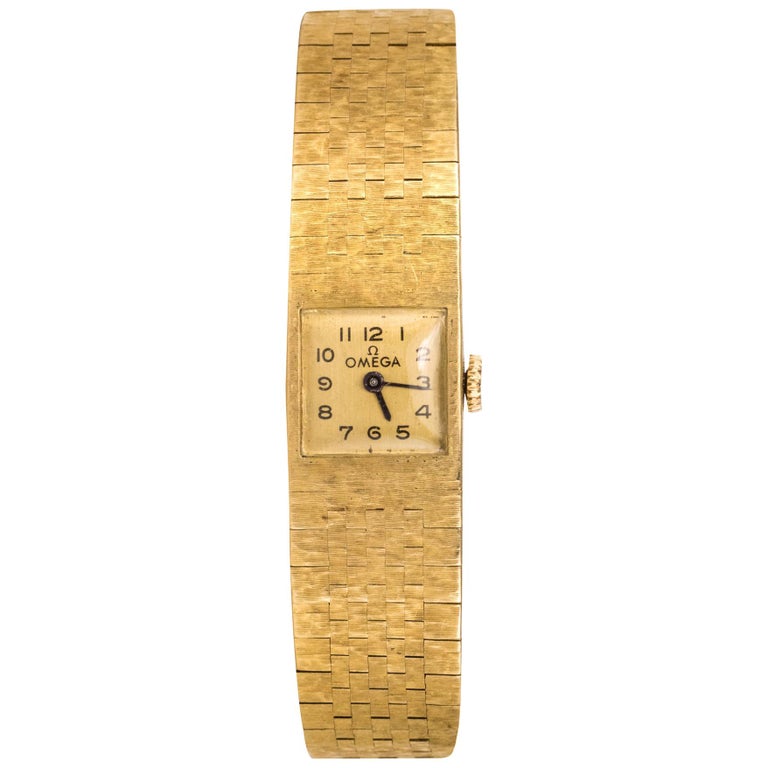 Montre Suisse Femme Vulcain - 14 Carats Or Jaune - Mécanique à Remontage Manuel - 17 Rubis