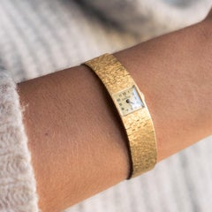 1960s 18 Karat Amati Yellow Gold Omega Ladies Watch