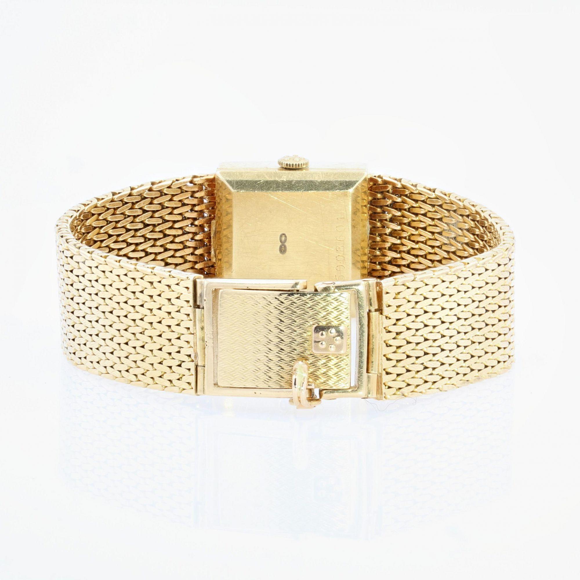 Retro 1960s 18 Karat Yellow Gold Eterna Matic Ladys' Watch For Sale