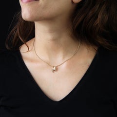 1960s 18 Karat Yellow Gold Poodle Charm Pendant