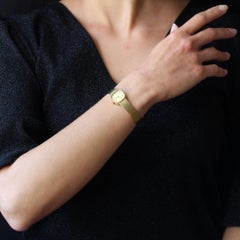 1960s 18 Karat Yellow Gold Zenith Lady's Watch