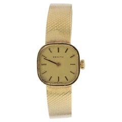 1960s 18 Karat Yellow Gold Zenith Lady's Watch