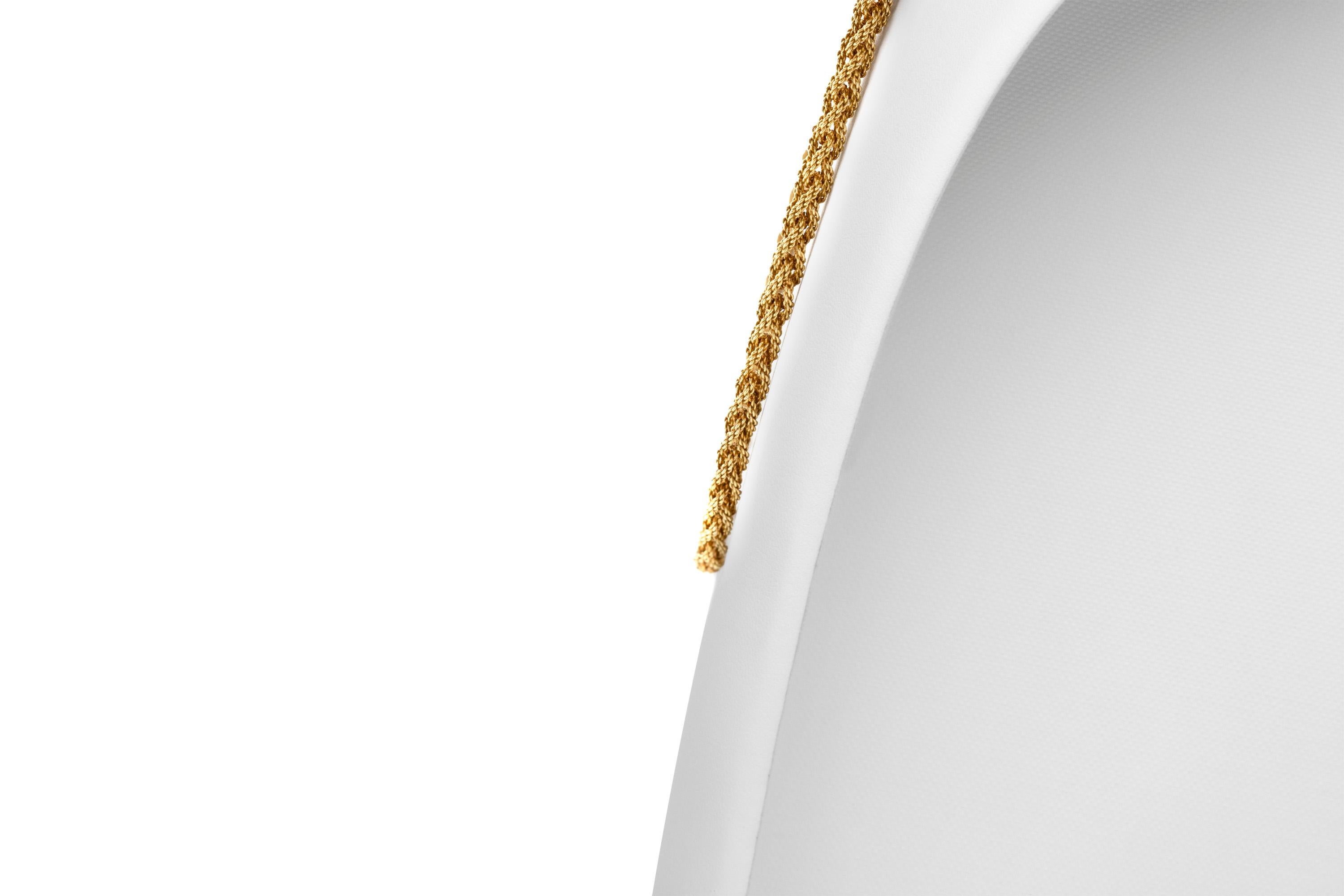 18 Karat Gold Kette Halskette aus den 1960er Jahren für Damen oder Herren im Angebot