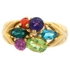 1960s 18K Yellow Gold H. Stern Multi-Stone Ring