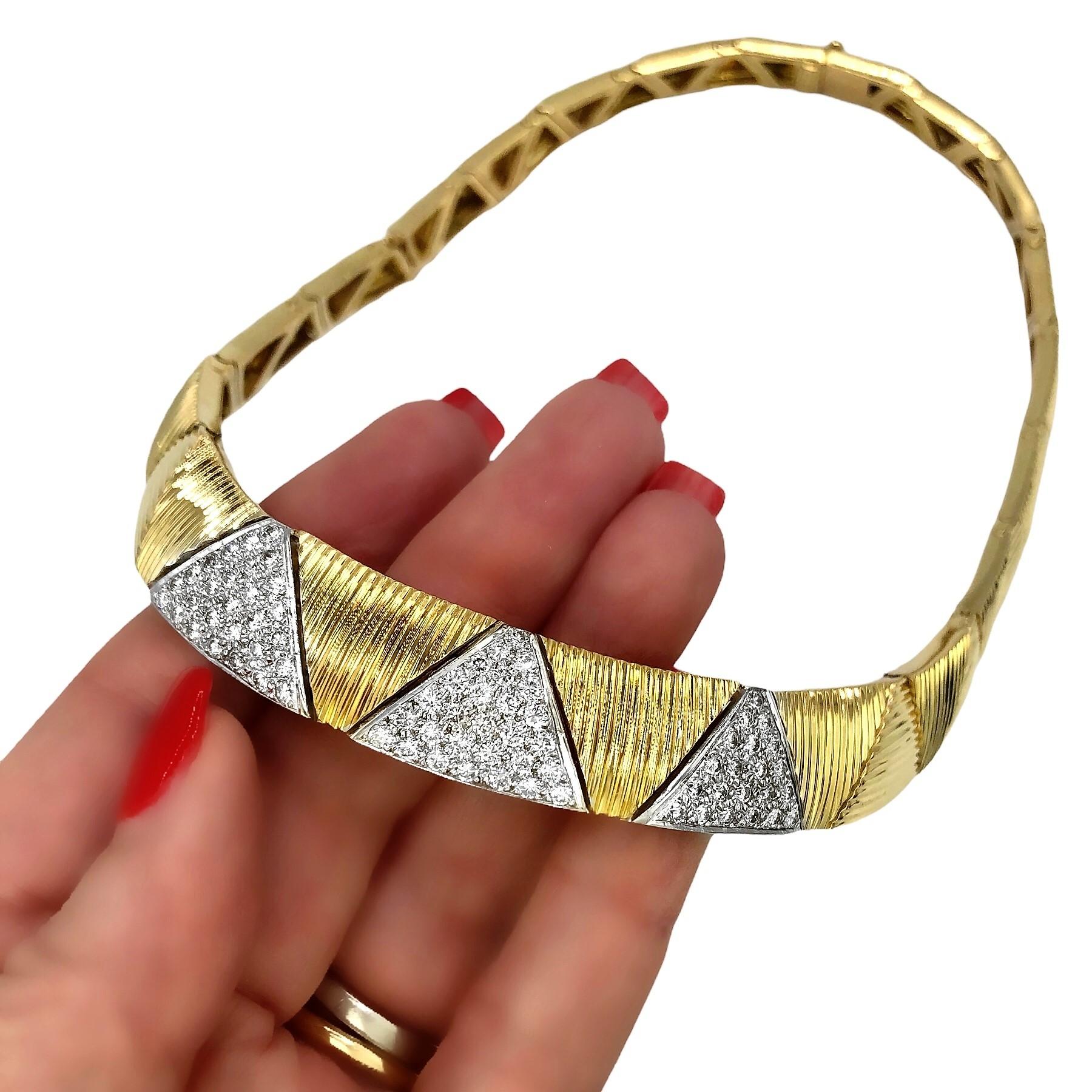 gold cuff necklace