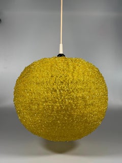 1960s 1970s Ceiling Lamp Globe Lamp Acrylic/Plastic "Spaghetti" Style