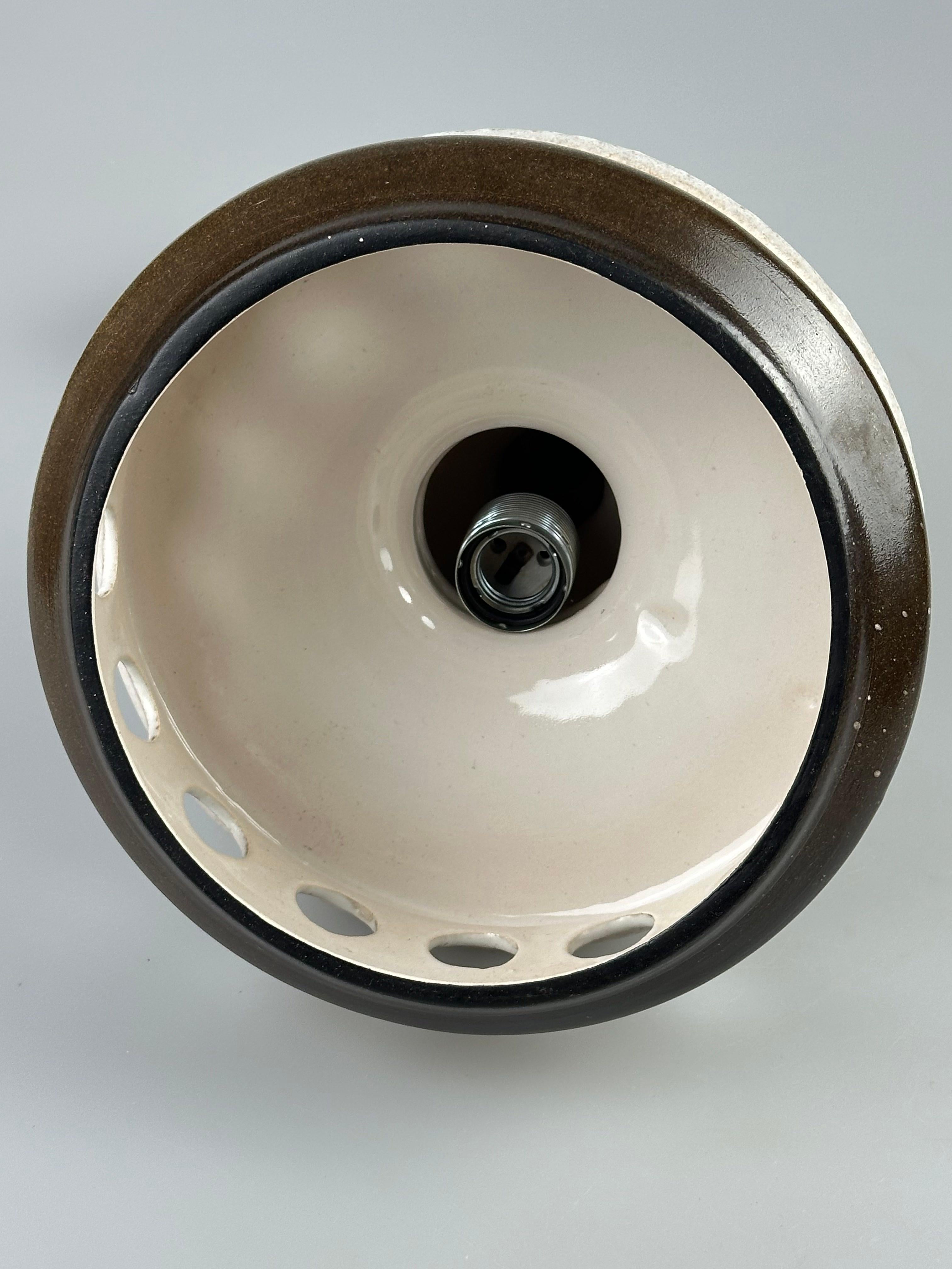1960s 1970s Ceramic Ceiling Lamp, Hanging Lamp, Mid-Century Design For Sale 5