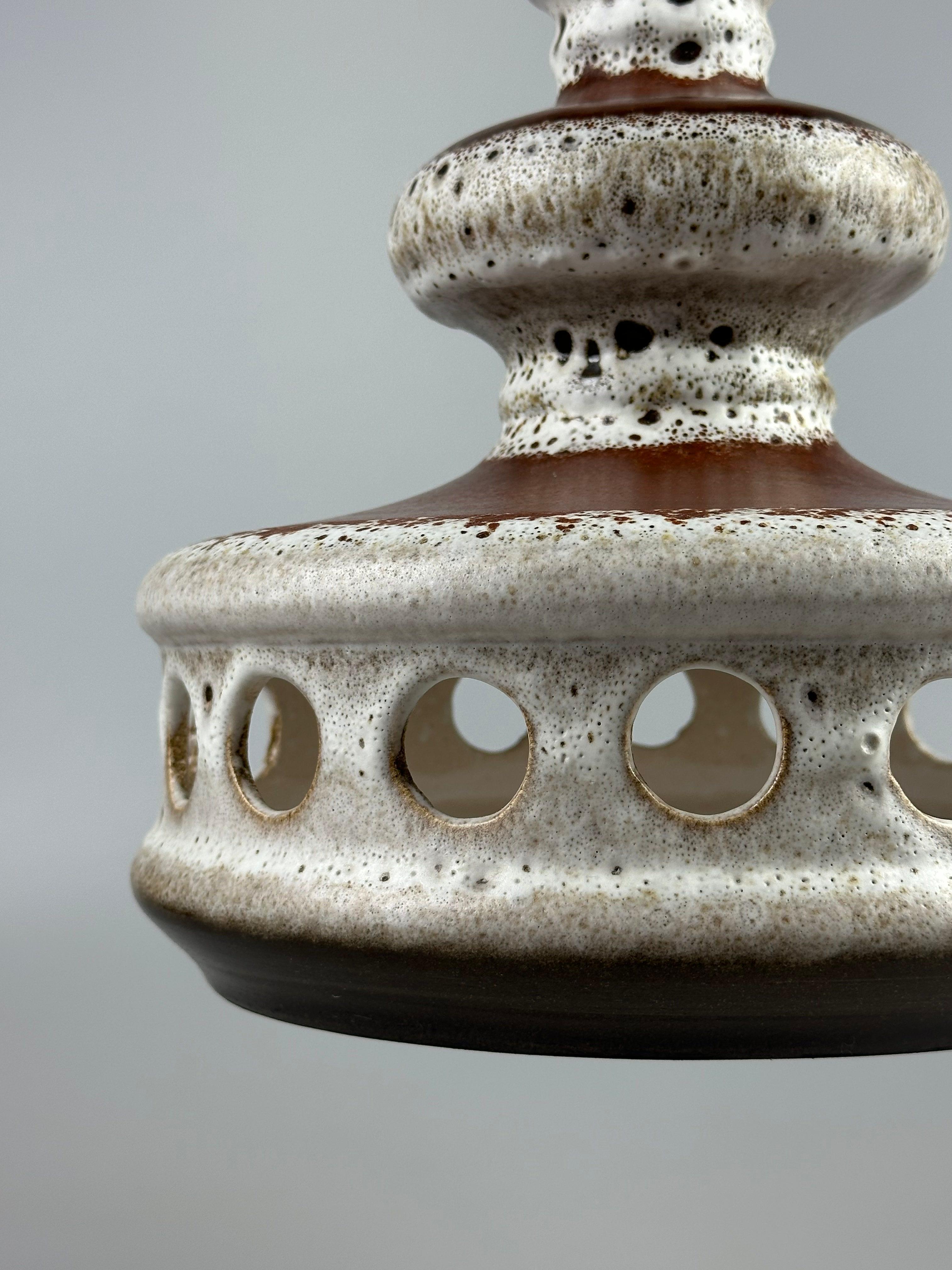 1960s 1970s Ceramic Ceiling Lamp, Hanging Lamp, Mid-Century Design In Good Condition For Sale In Neuenkirchen, NI