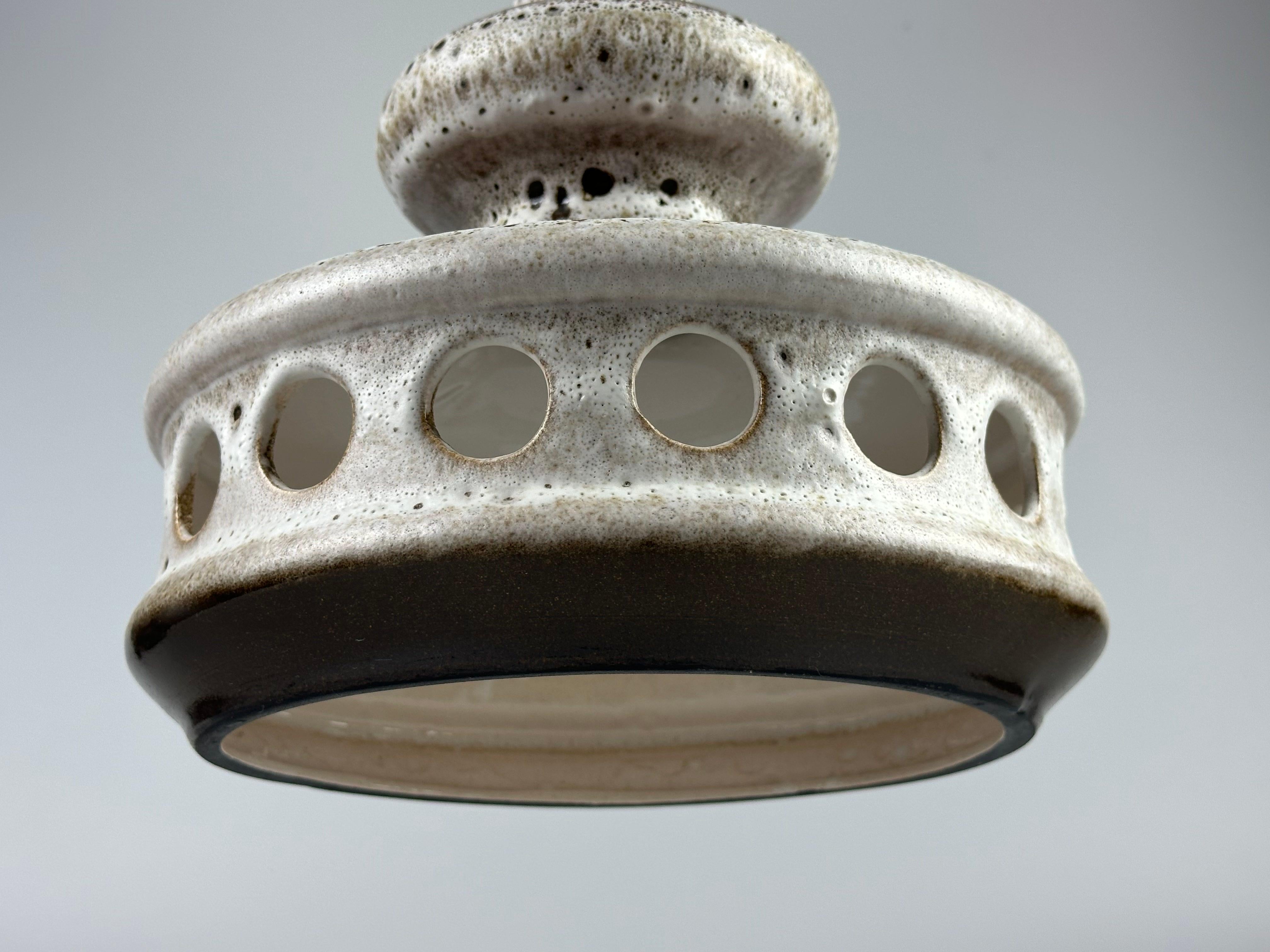 1960s 1970s Ceramic Ceiling Lamp, Hanging Lamp, Mid-Century Design For Sale 1