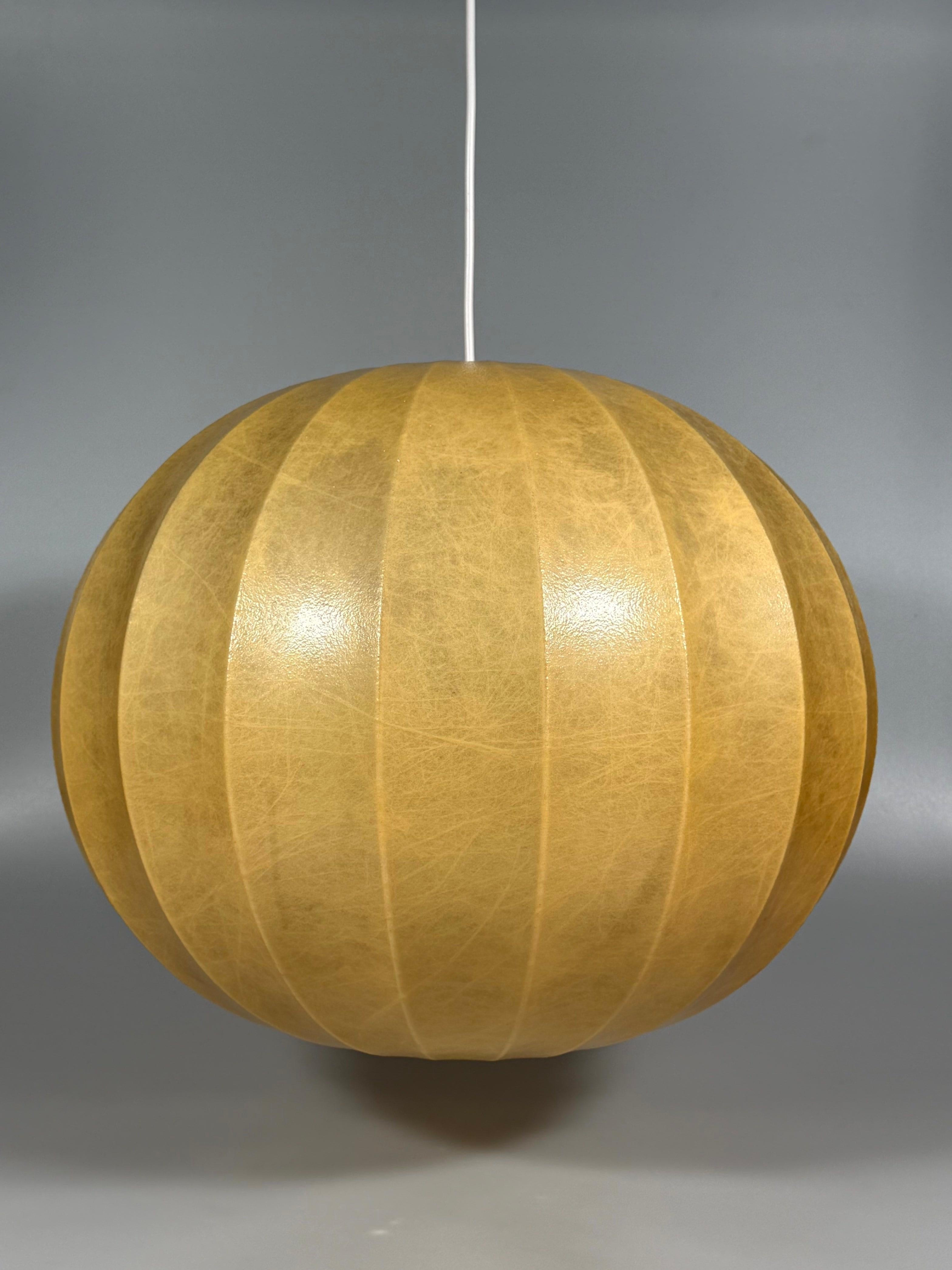 German 1960s 1970s Cocoon Ceiling Lamp Globe Lamp 