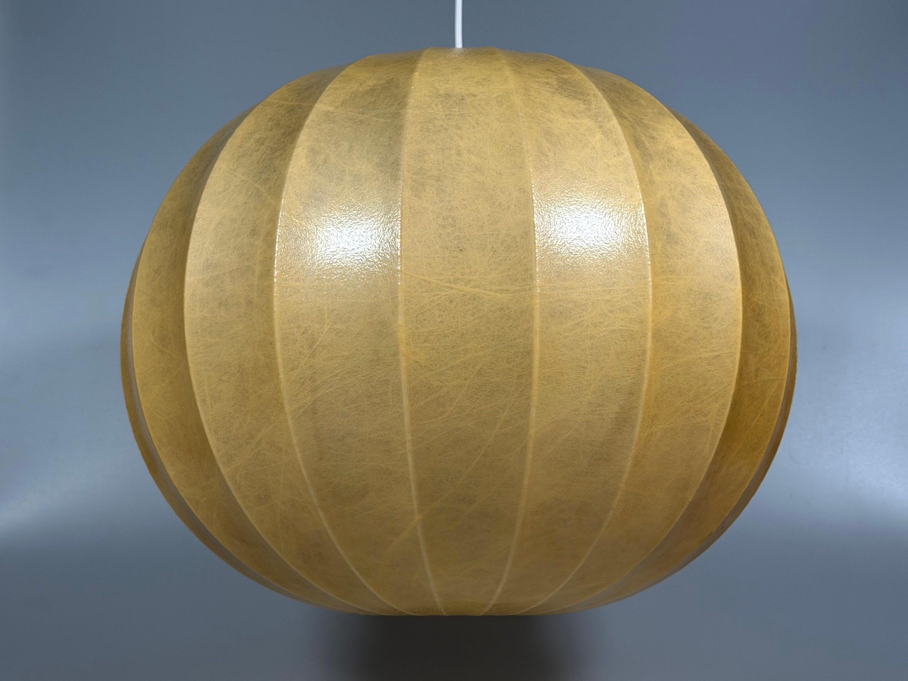 1960s 1970s Cocoon Ceiling Lamp Globe Lamp 