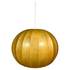 1960s 1970s Cocoon Ceiling Lamp Globe Lamp "Moon" by Goldkant Leuchten