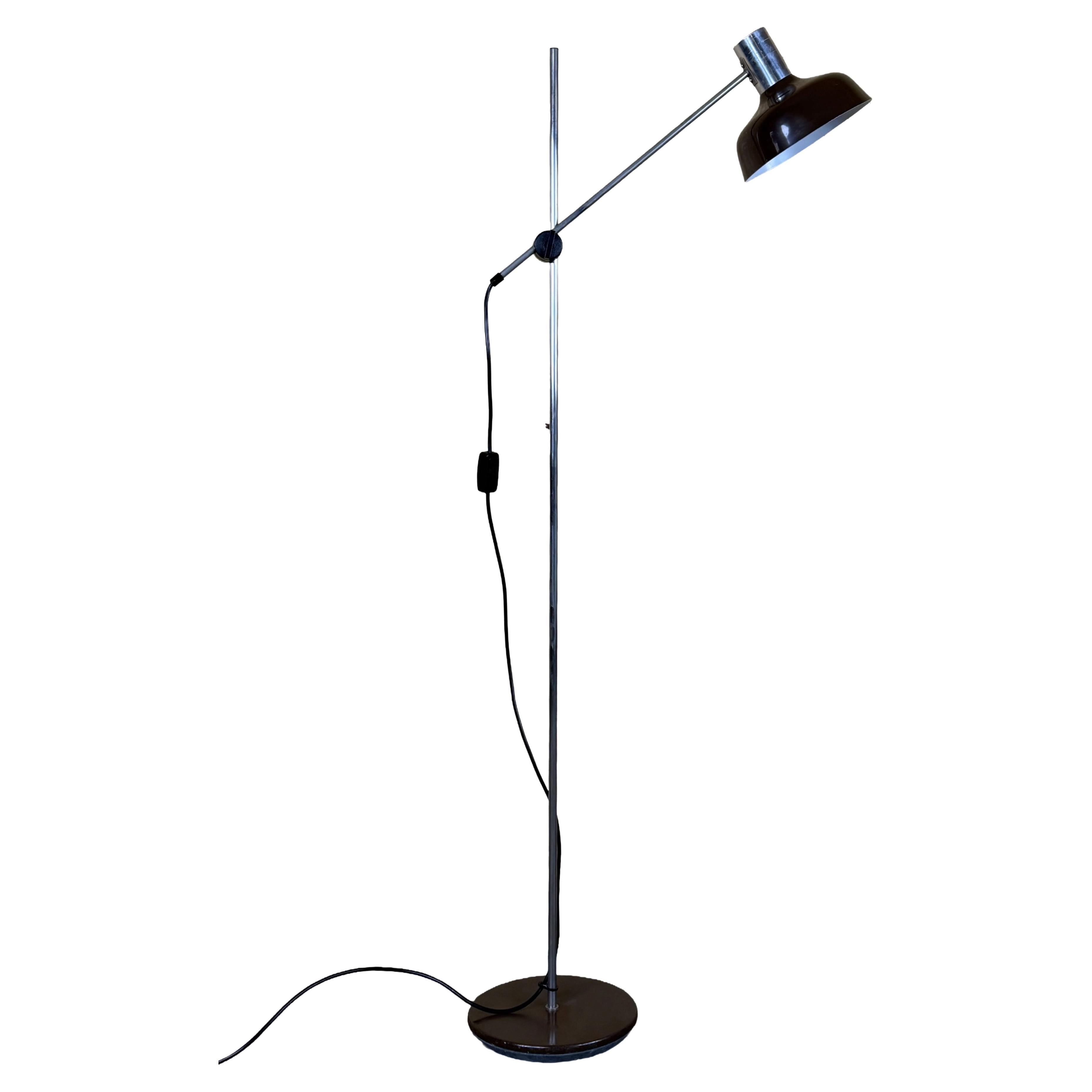 1960s 1970s Floor Lamp Mid Century Space Age Design Metal