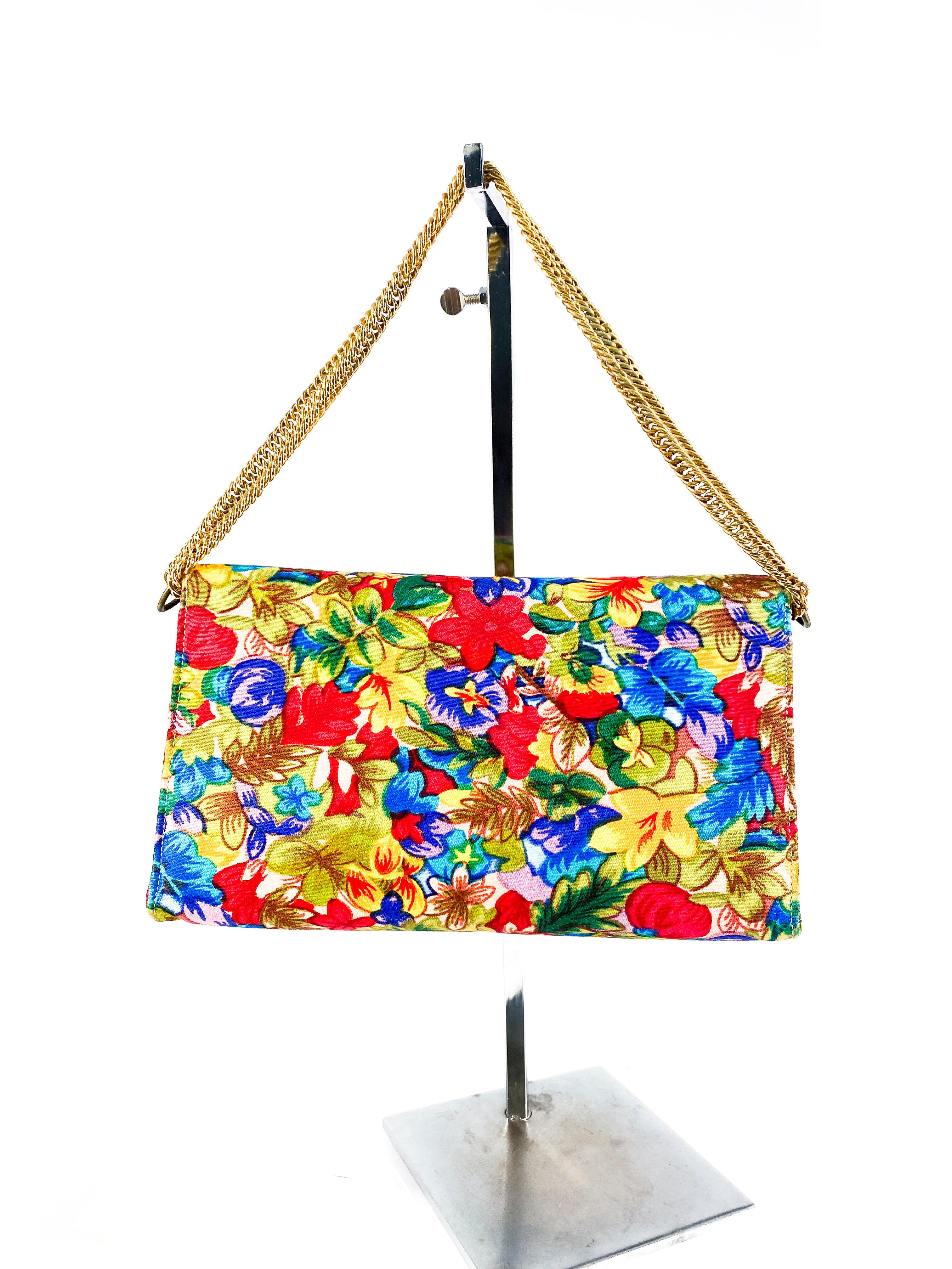 designer matching floral handbags & wallets