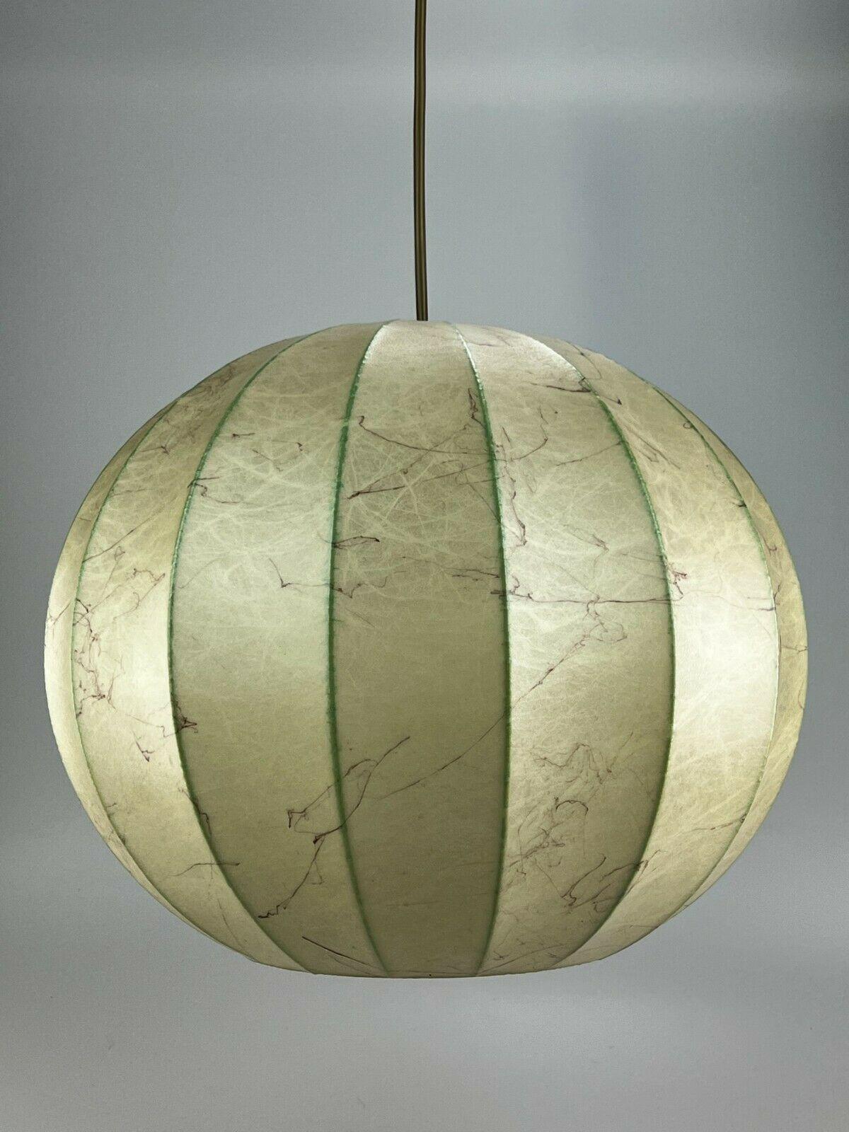 1960s 1970s Goldkant Lights Ball Lamp Cocoon Moonlamp Space Age Design

Object: ceiling lamp

Manufacturer: Goldkant lights

Condition: good

Age: around 1960-1970

Dimensions:

Diameter = 40cm

Other notes:

The pictures serve as
