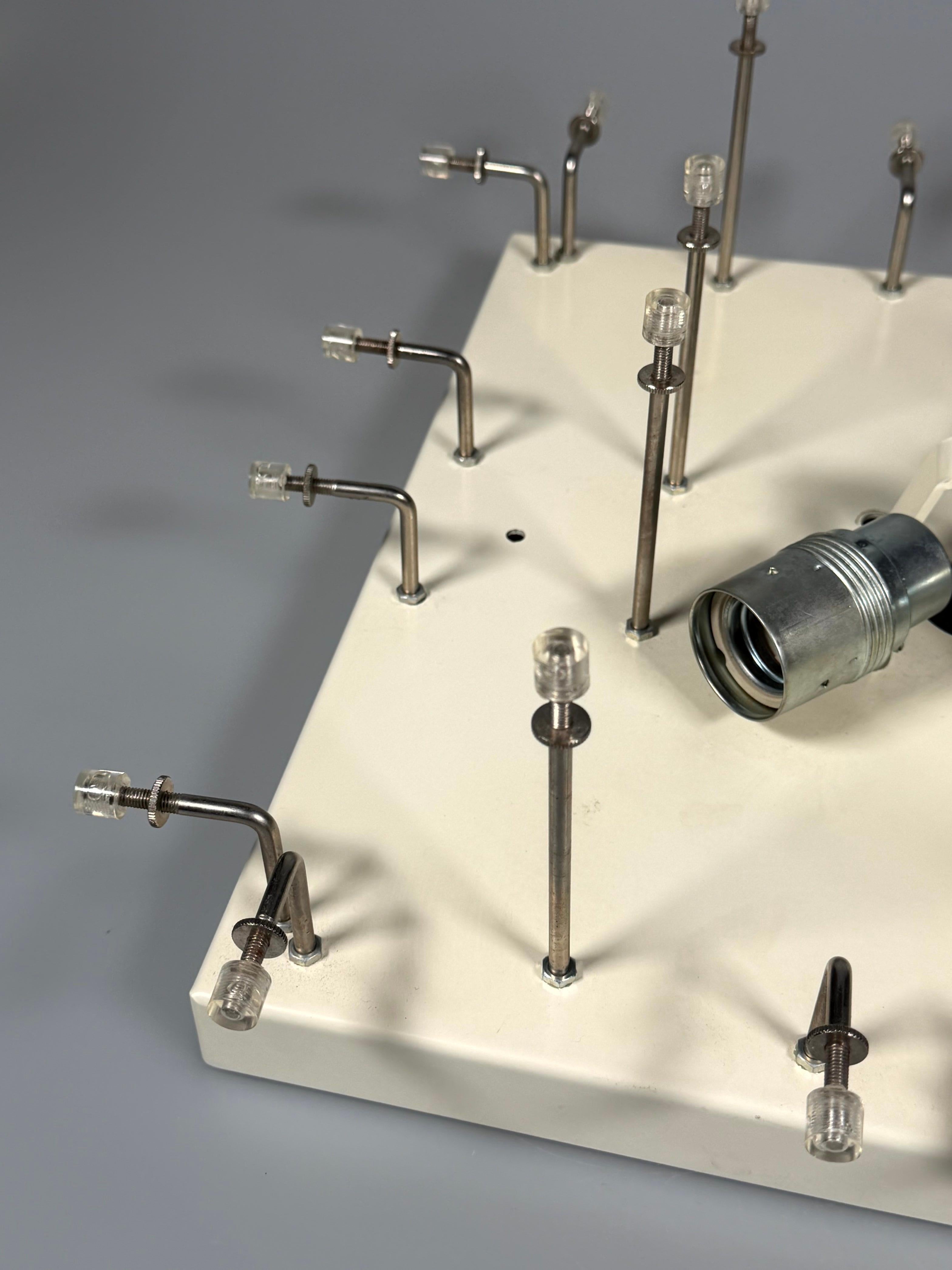 Plafonera de cristal de hielo de los años 60 de la década de 1970 de Kalmar Franken KG Austria en venta 11