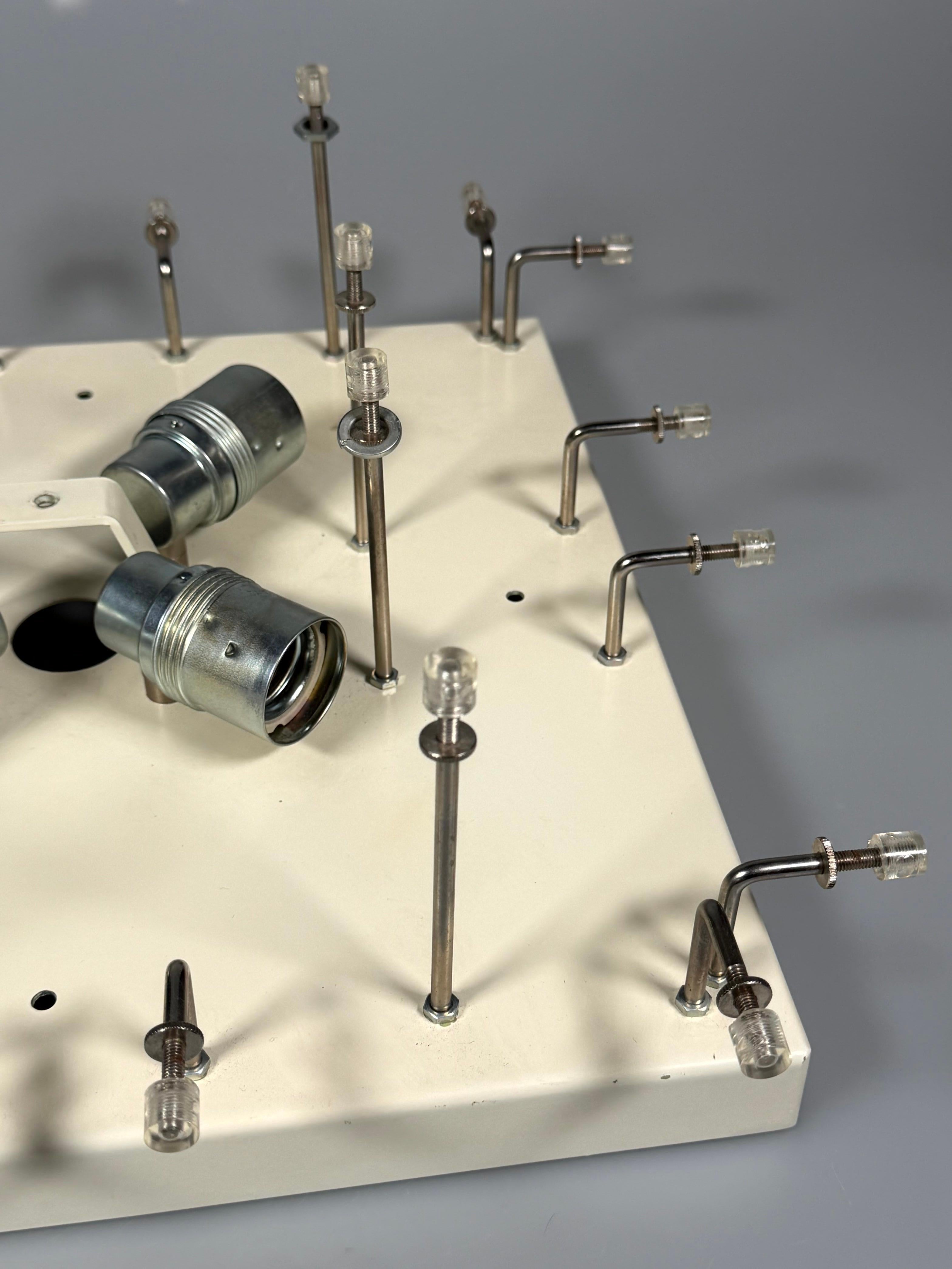 Plafonera de cristal de hielo de los años 60 de la década de 1970 de Kalmar Franken KG Austria en venta 12