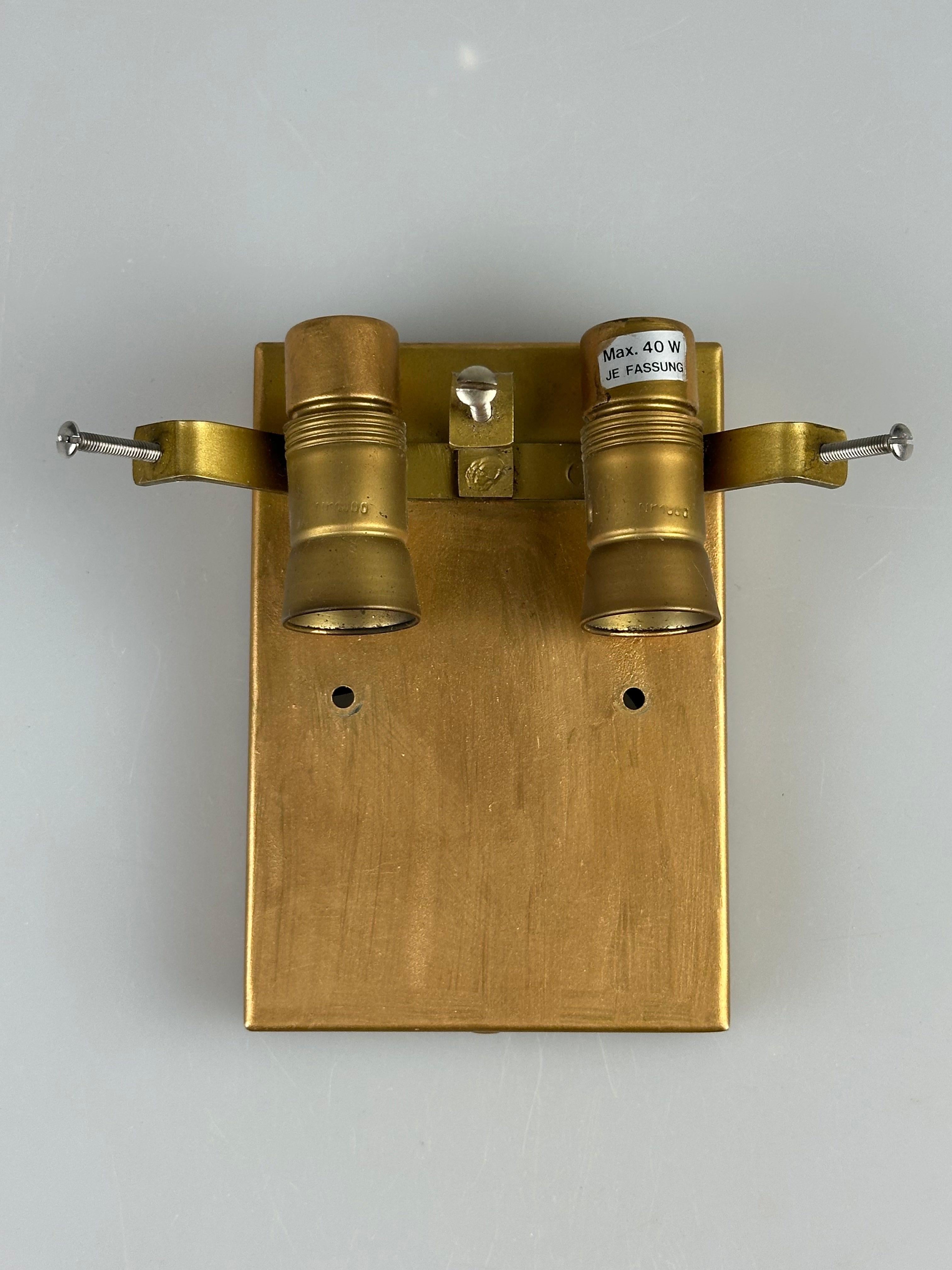 1960er 1970er Eisglas-Wandleuchte von J.T. Kalmar, Österreich Design im Angebot 7
