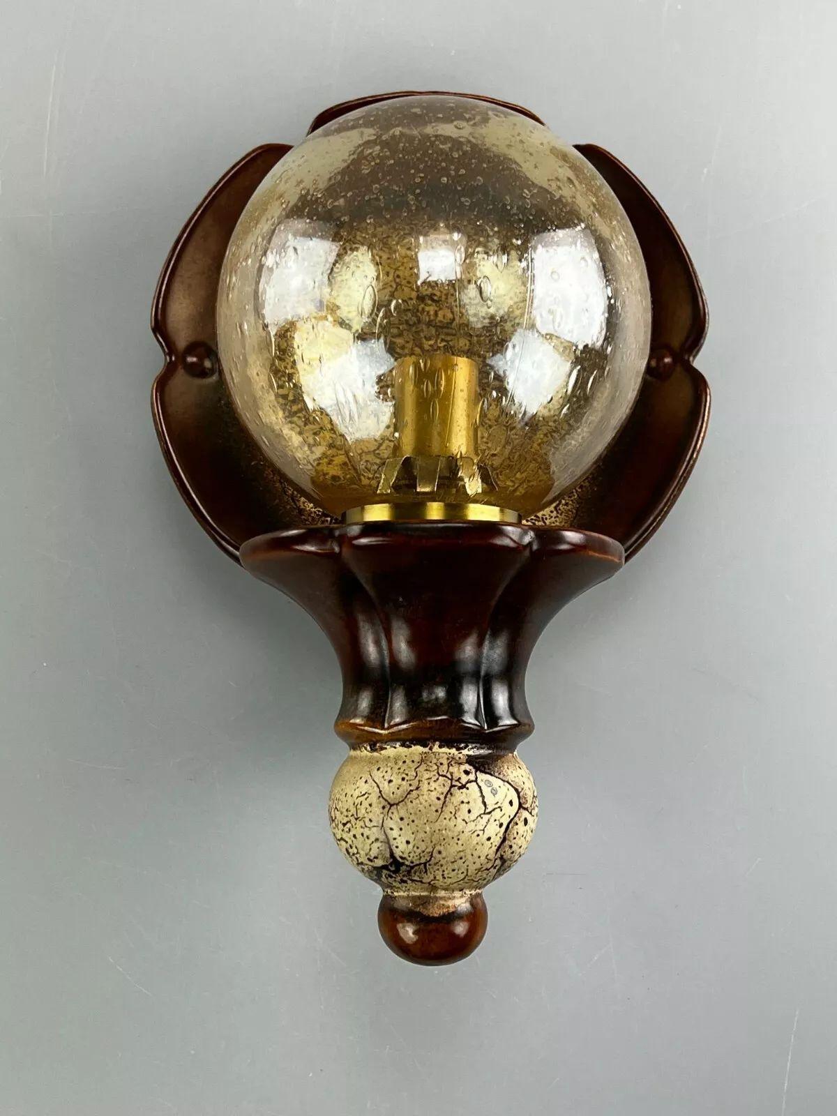1960s 1970s Lamp Light Wall Lamp Ceramic Mid Century Space Age 1960s 1970s

Object: Wall Lamp

Manufacturer: Unknown

Condition: Good

Age: Around 1960-1970

Dimensions:

Height = 30cm
Depth = 20cm
Width = 16cm

Other Notes:

The pictures serve as