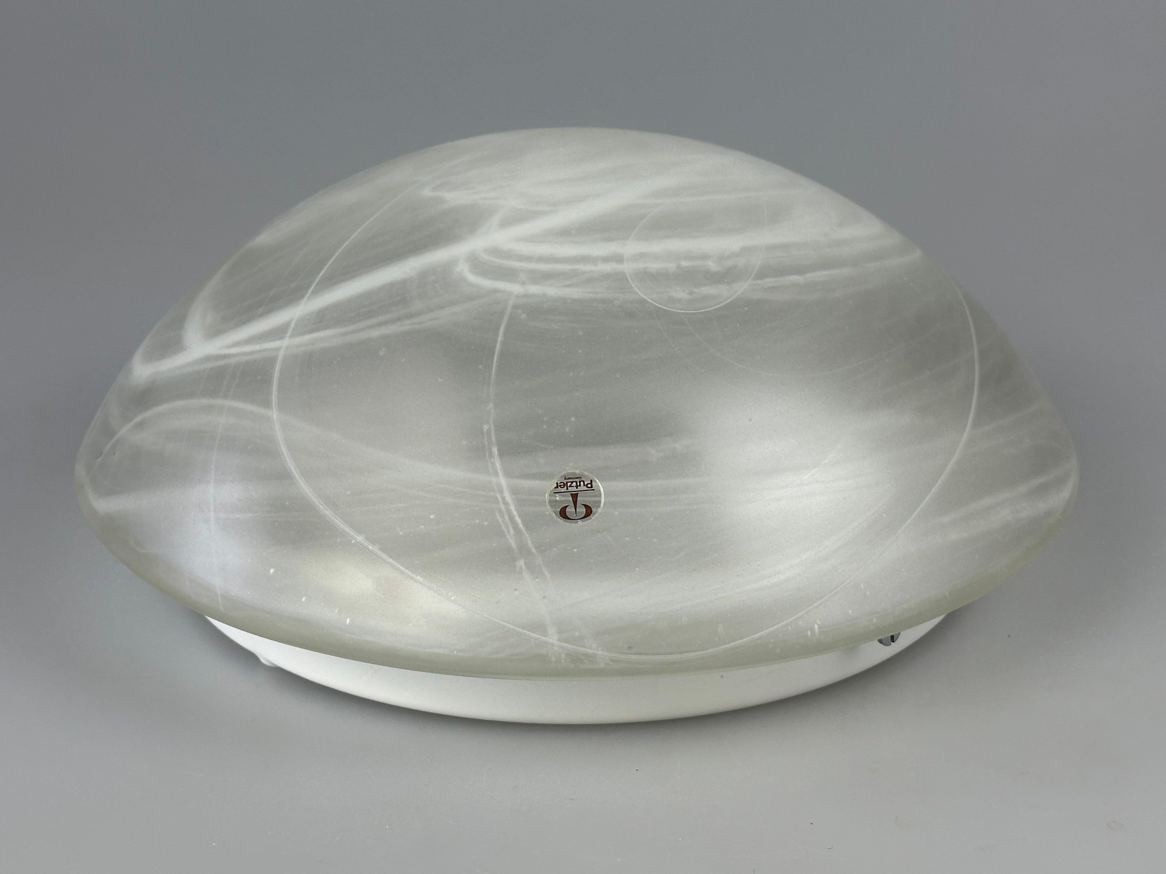 1960s/1970s Peill & Putzler Germany Ceiling Lamp, Space Age Design In Good Condition For Sale In Neuenkirchen, NI