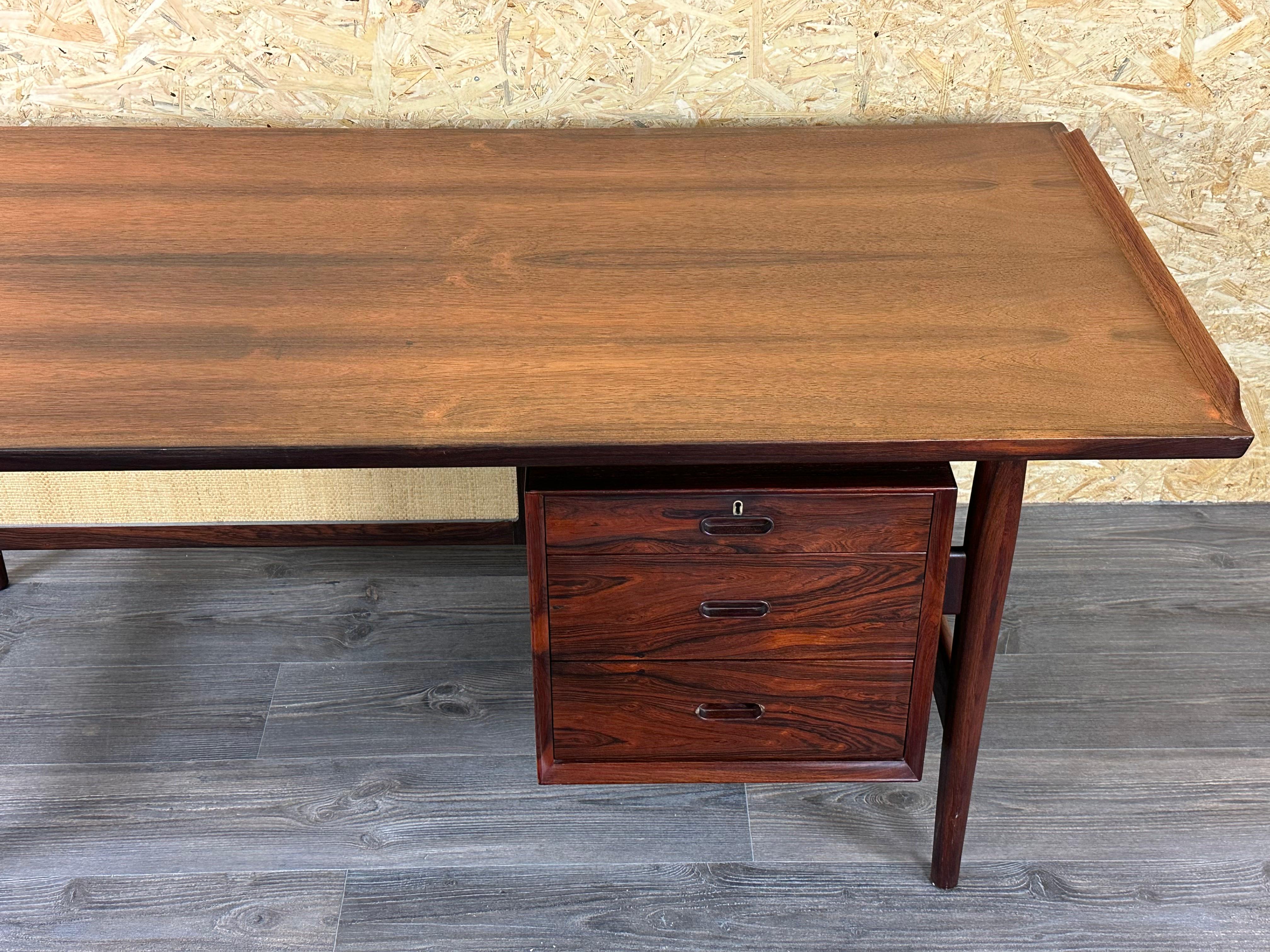 Milieu du XXe siècle Bureau Rio Rosewood d'Arne Vodder pour Sibast Furniture des années 1960 et 1970 en vente