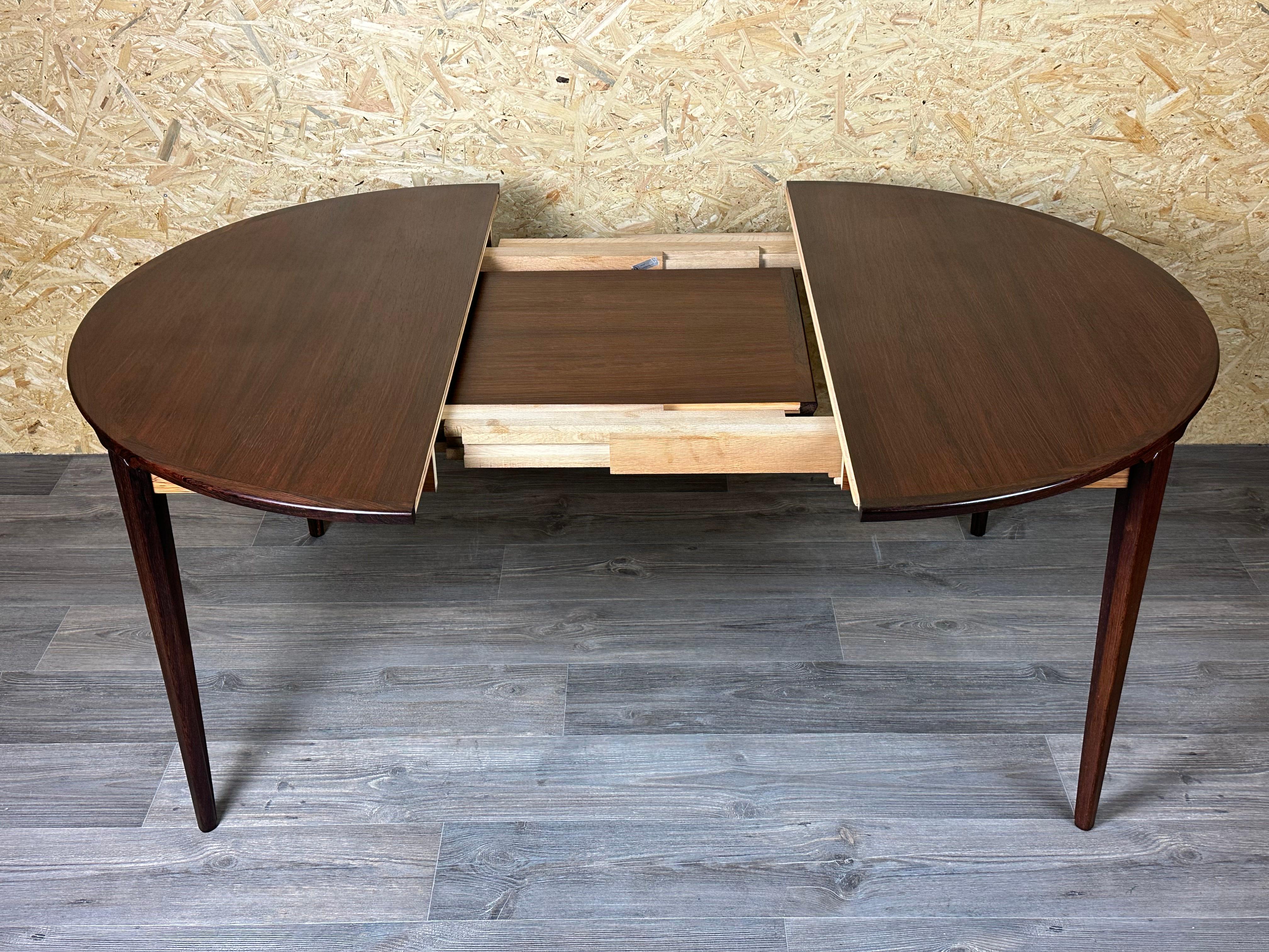 Table de salle à manger Rio en bois de rose par Henry Rosengren Hansen, années 1960/1970 en vente 4