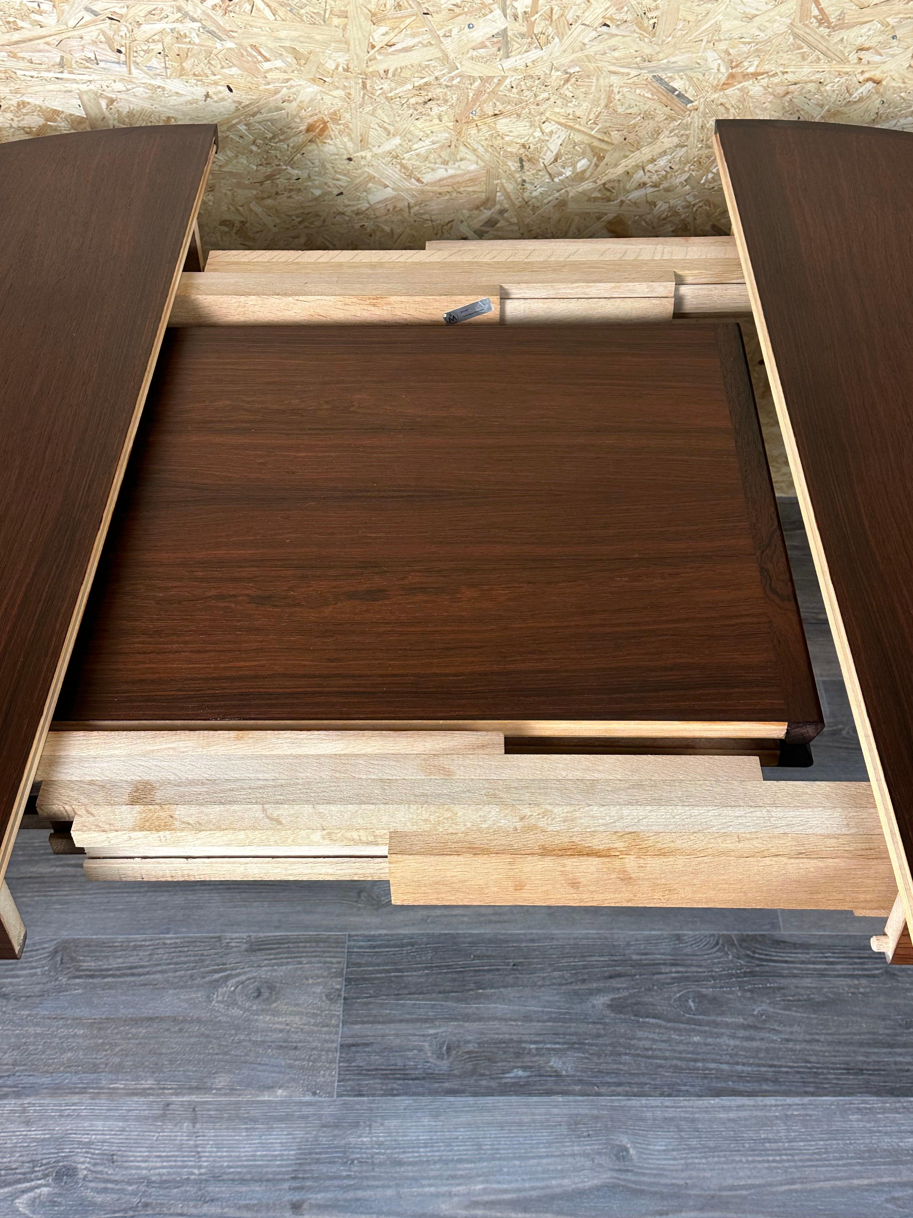 Table de salle à manger Rio en bois de rose par Henry Rosengren Hansen, années 1960/1970 en vente 7